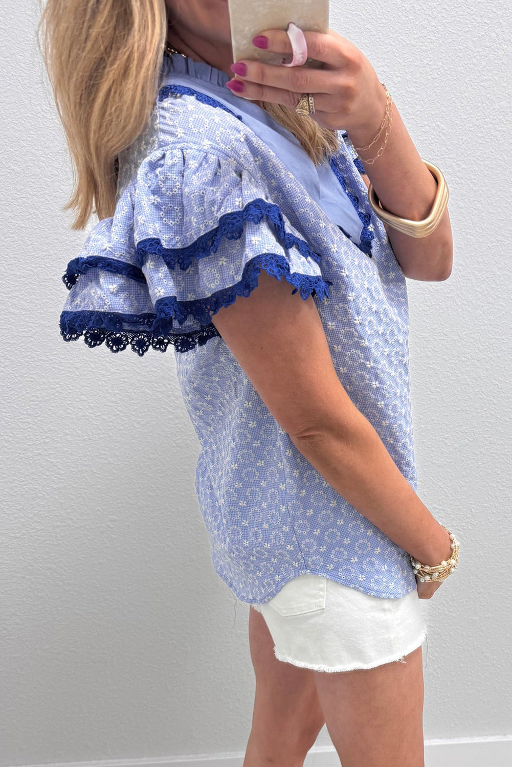 Carolina Eyelet Blouse