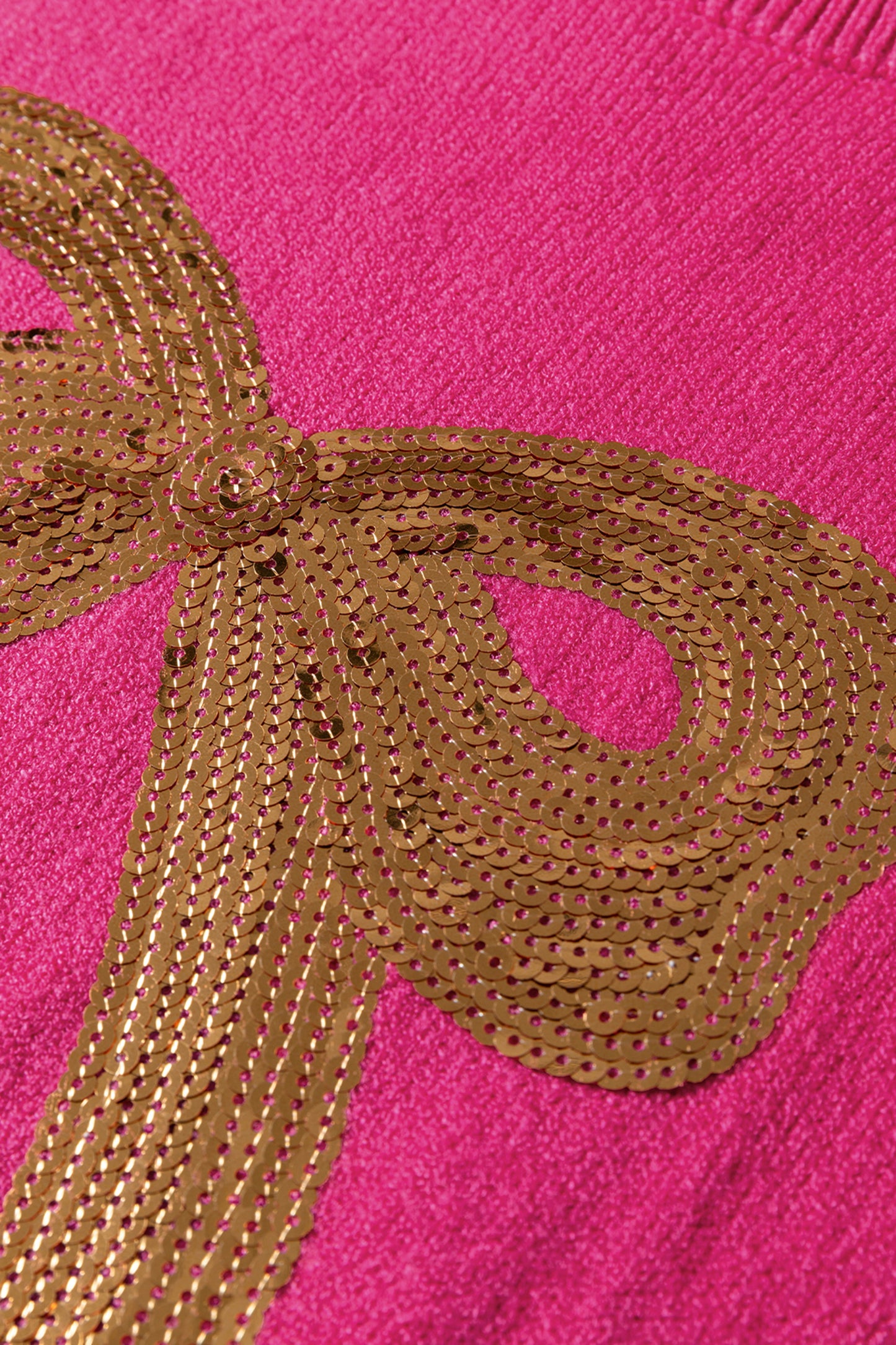 Golden Bow Statement Sweater