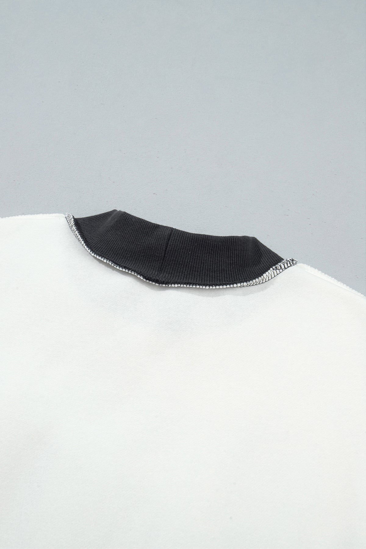 Saved by Grace Over-Sized Mock Neck Sweatshirt