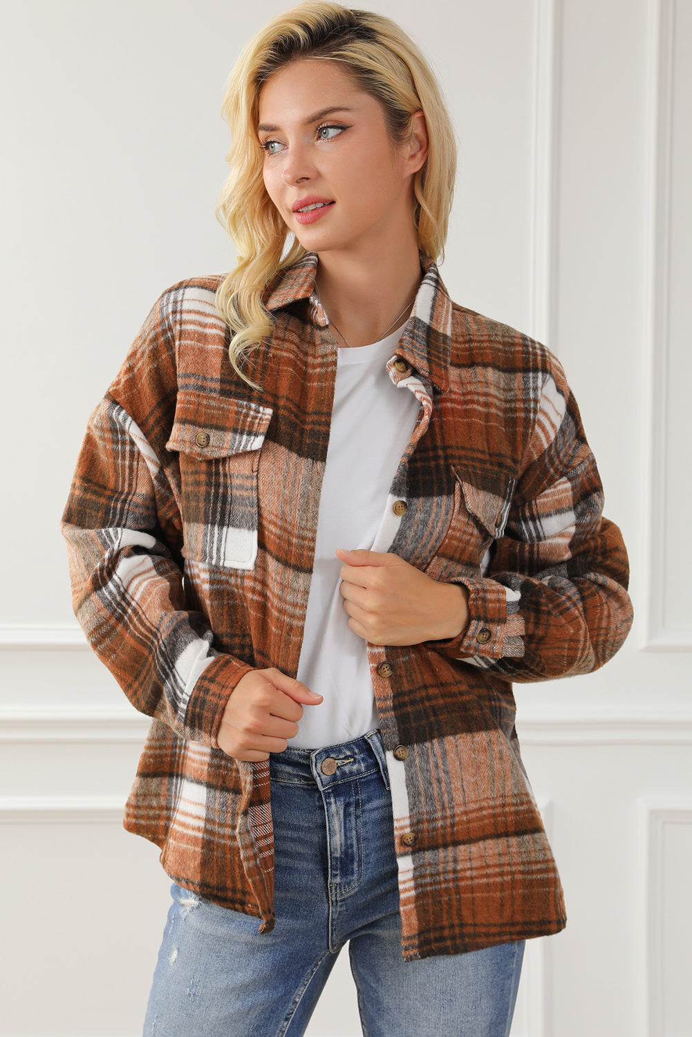 The Autumn Ridge Plaid Shacket