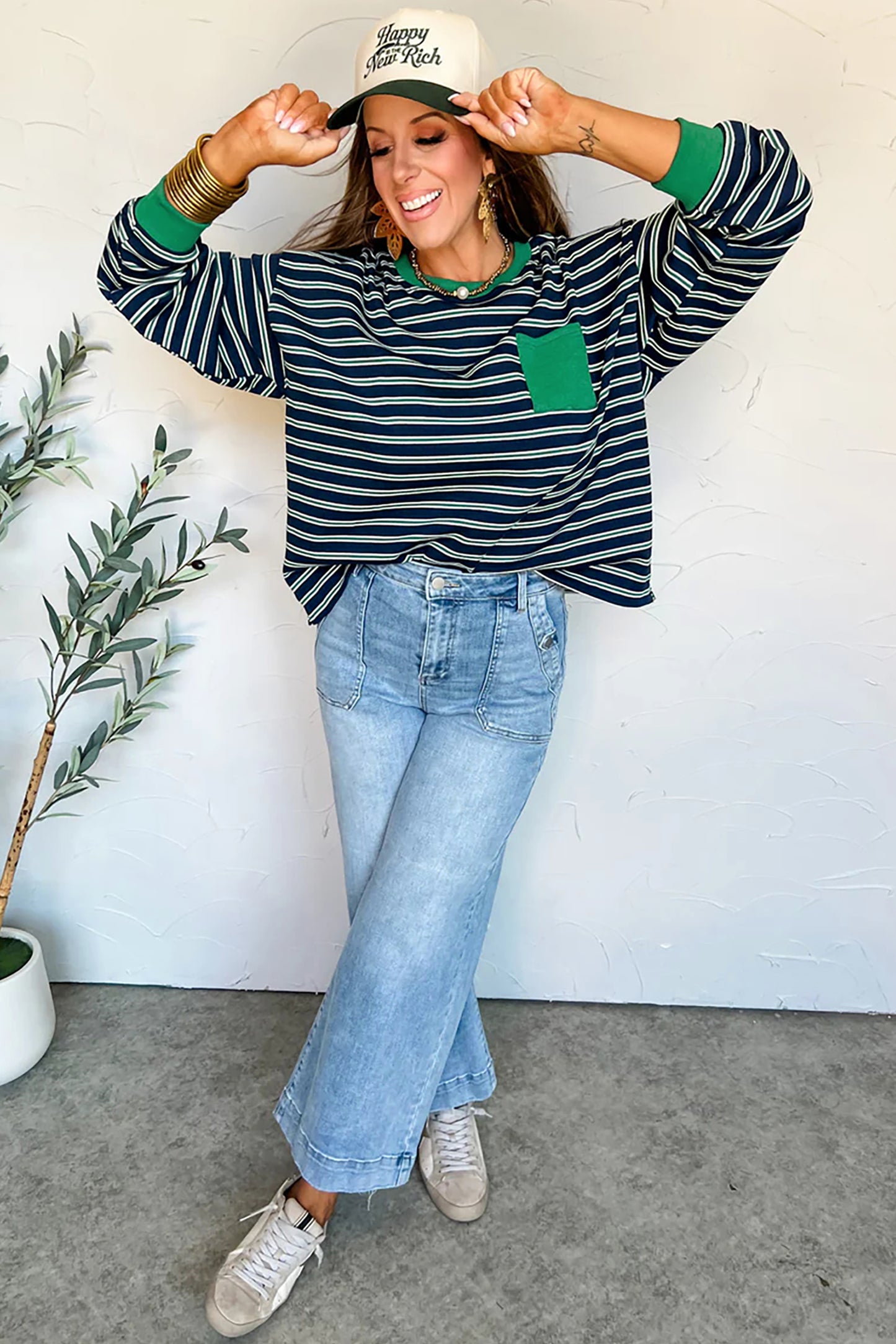 Emerald Coast Stripe Pullover