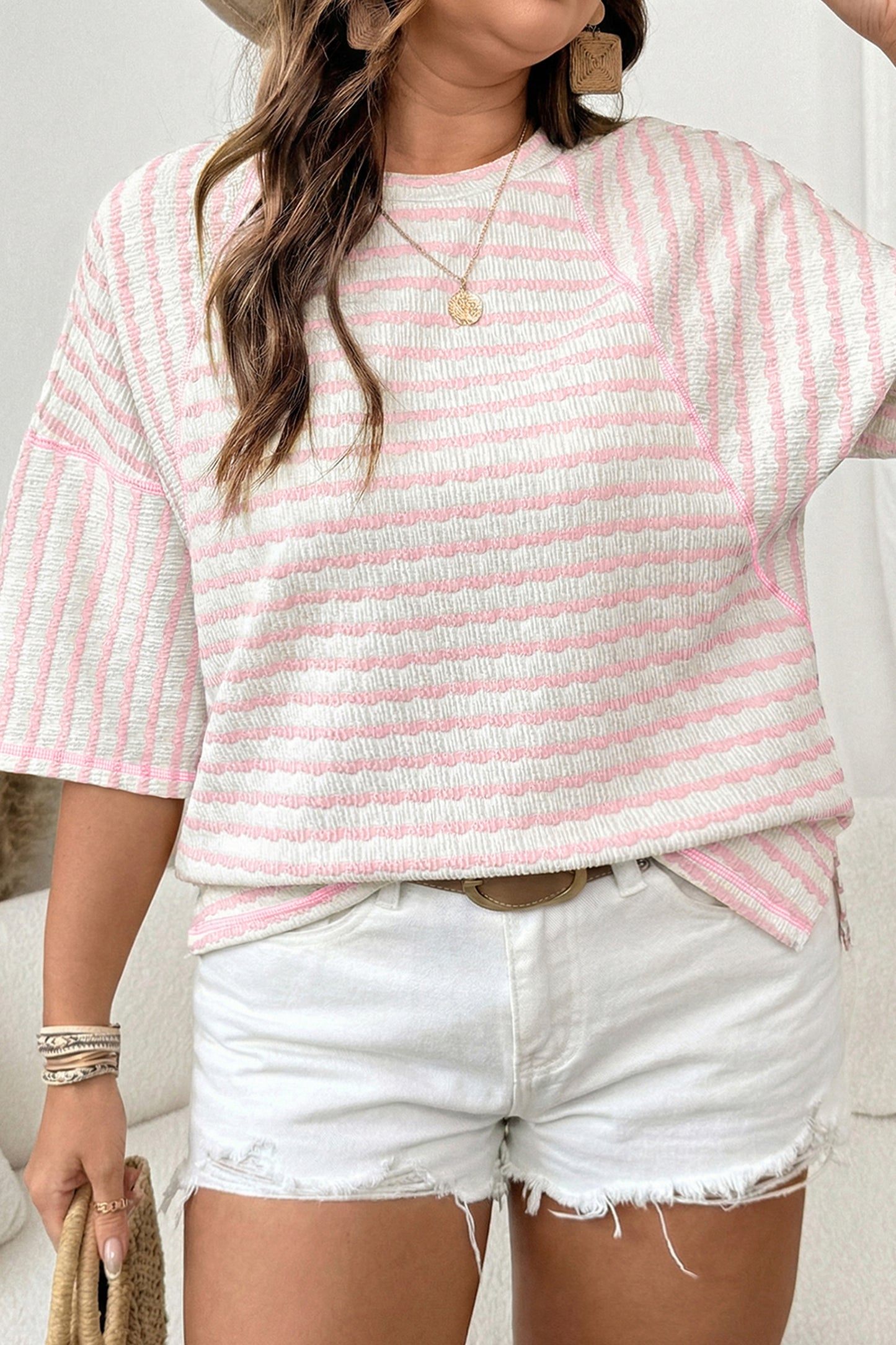 Pink Lemonade Lane Curve Top
