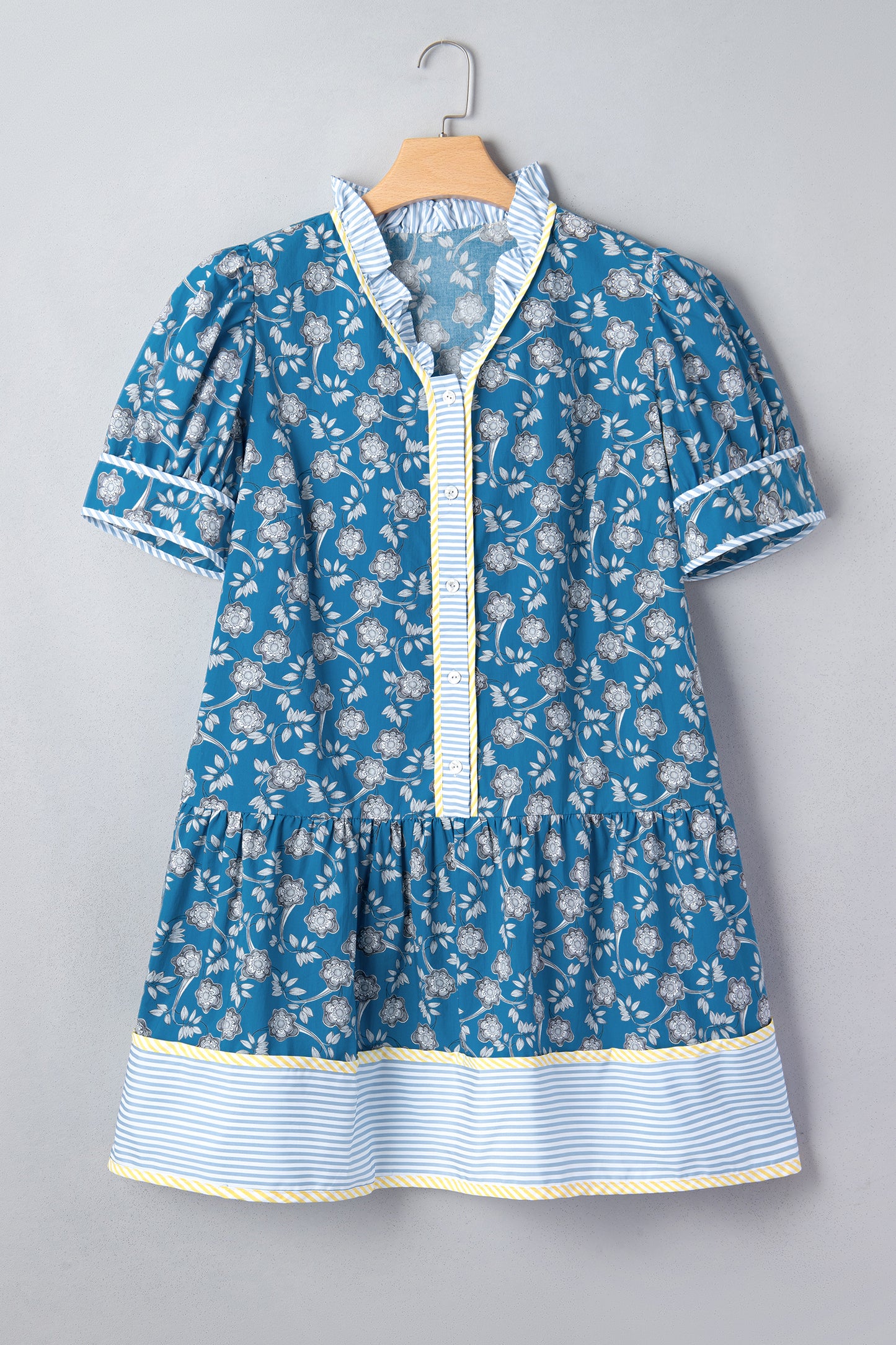 Harbor Garden Shirt Dress- Curvy