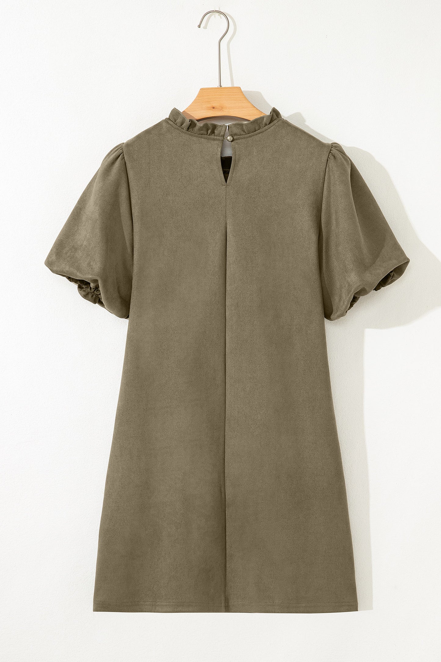 Olive Grove Suede Shift