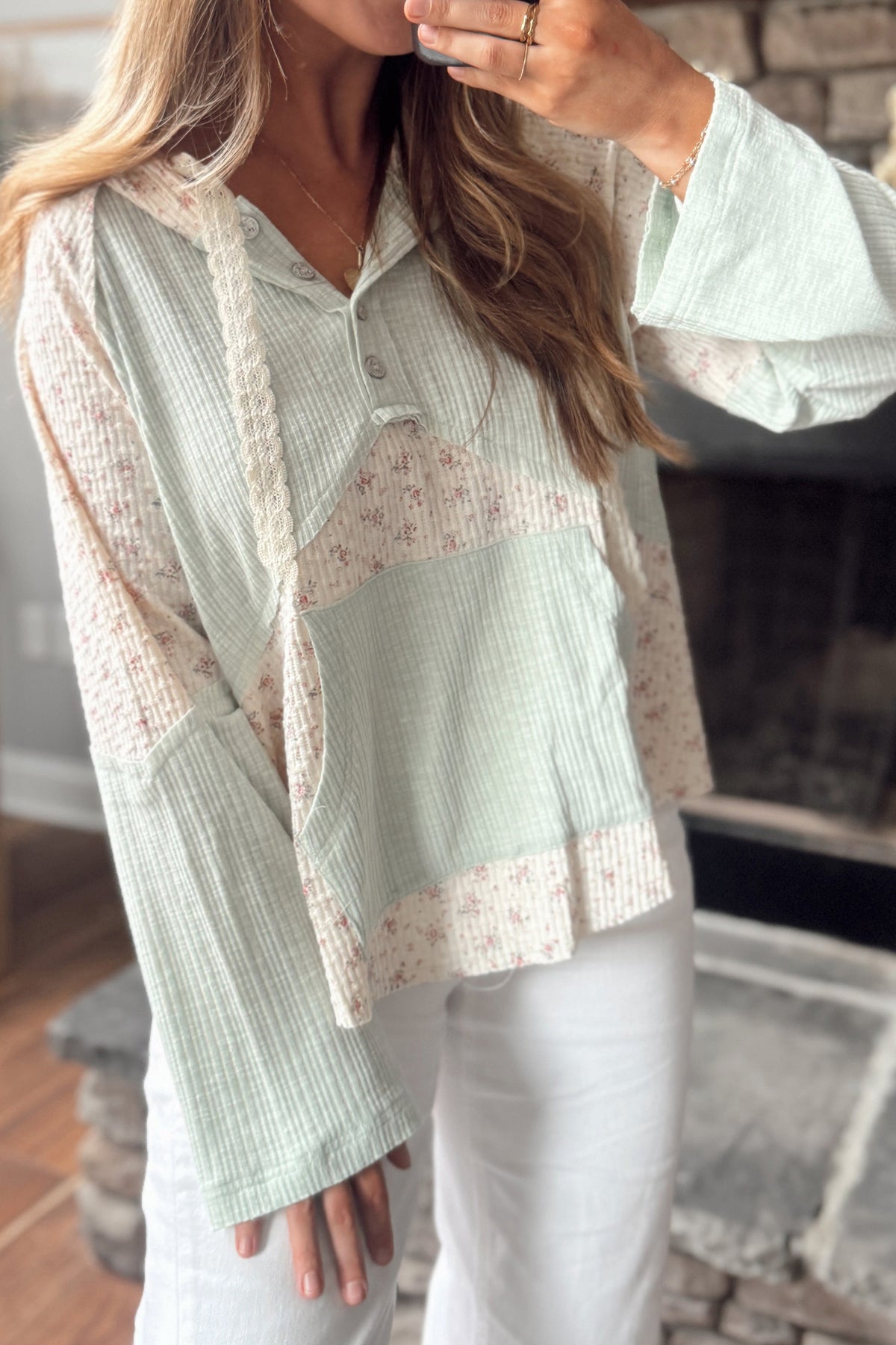Meadow & Mint Patchwork Top