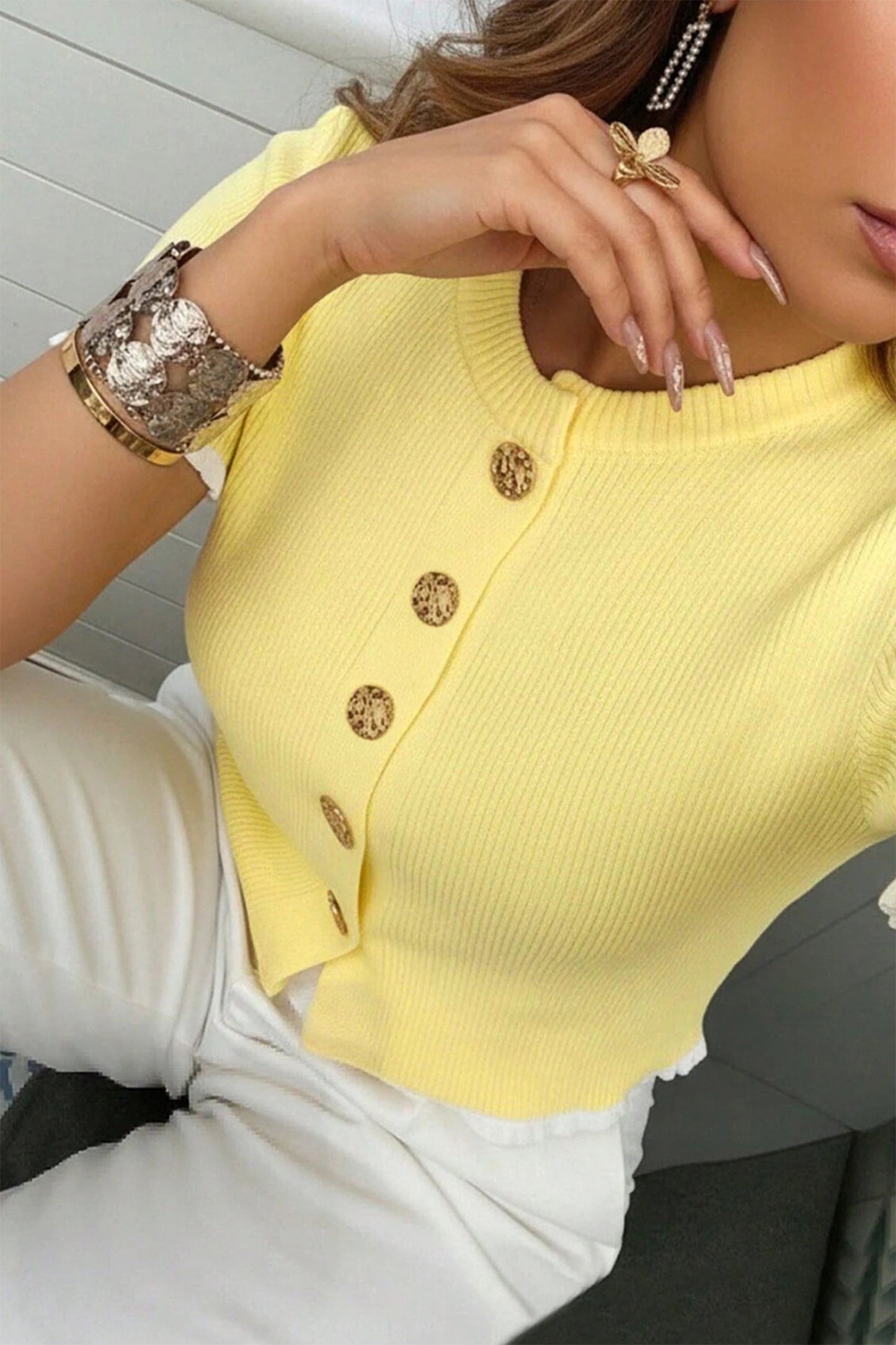 Lemon Meringue Cardigan