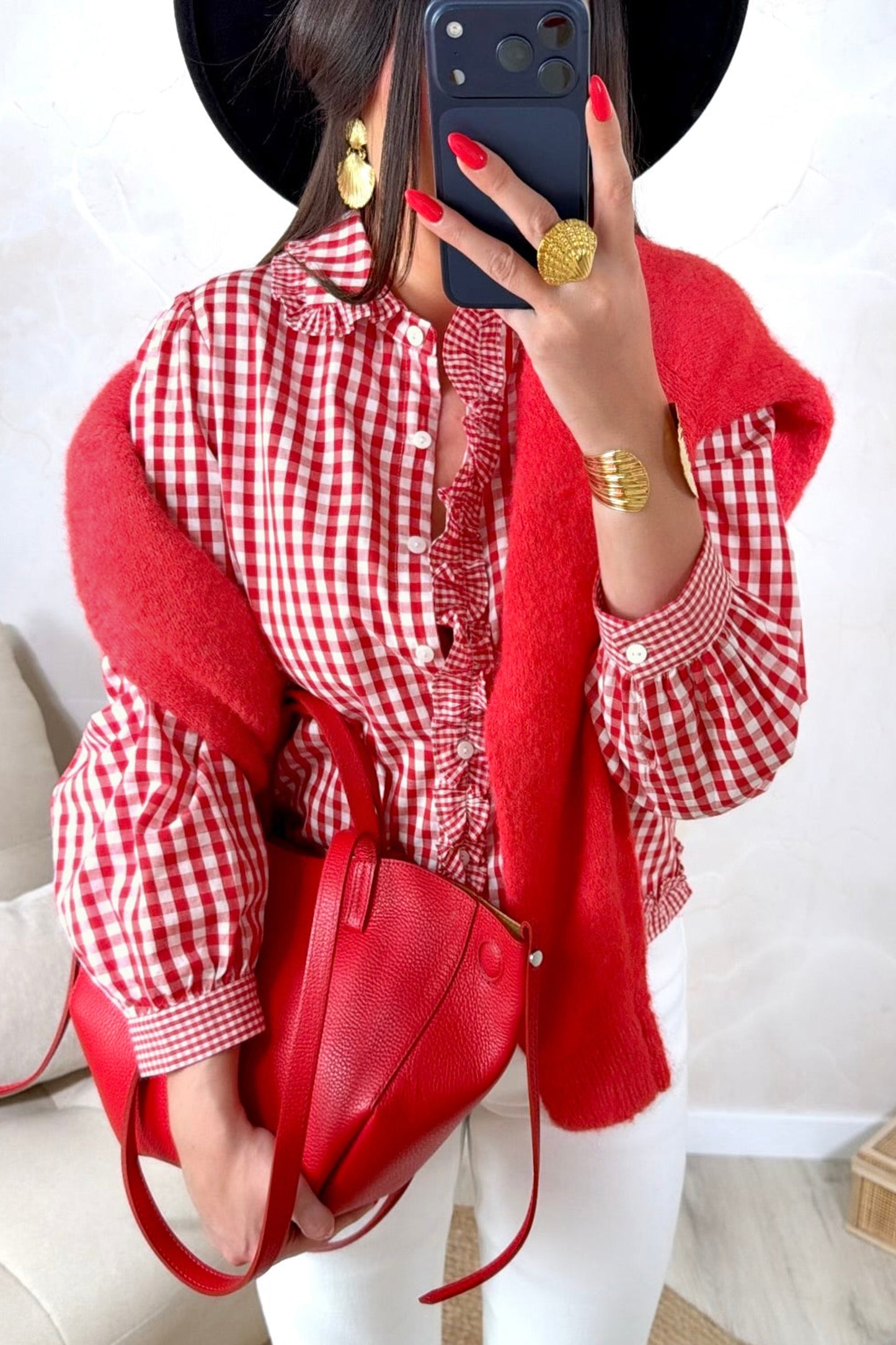 The Scarlet Charm Blouse