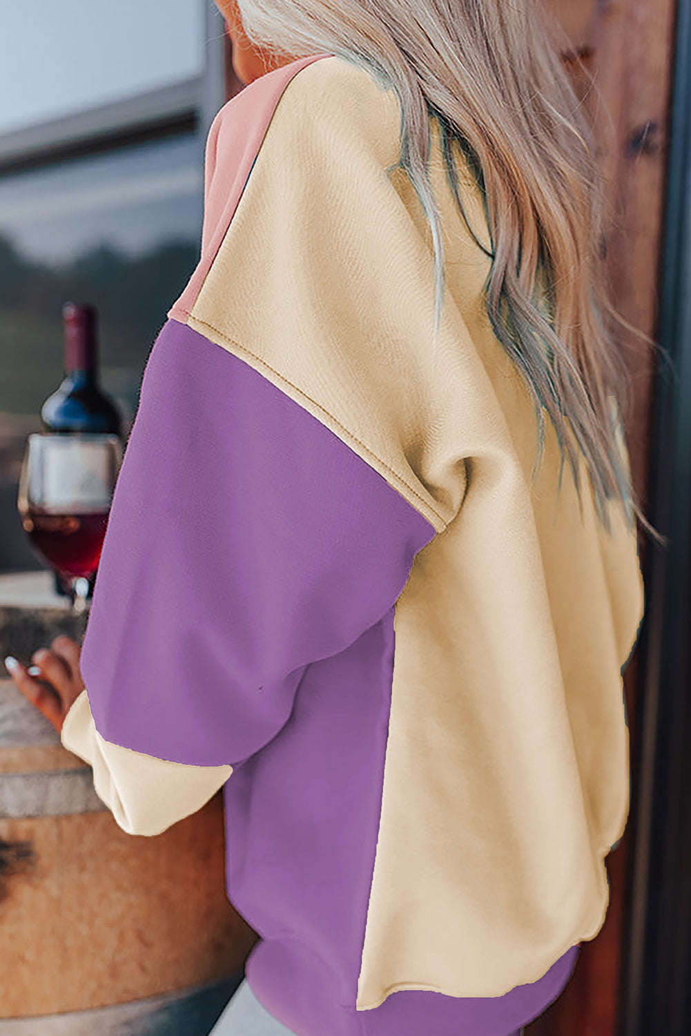 The Sugar Swirl Colorblock Pullover