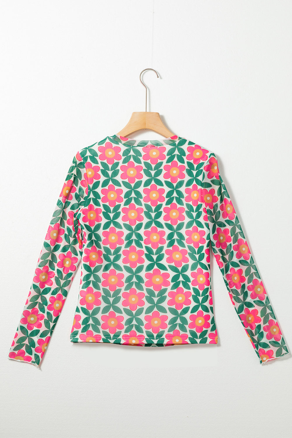 Retro Bloom Long Sleeve Top