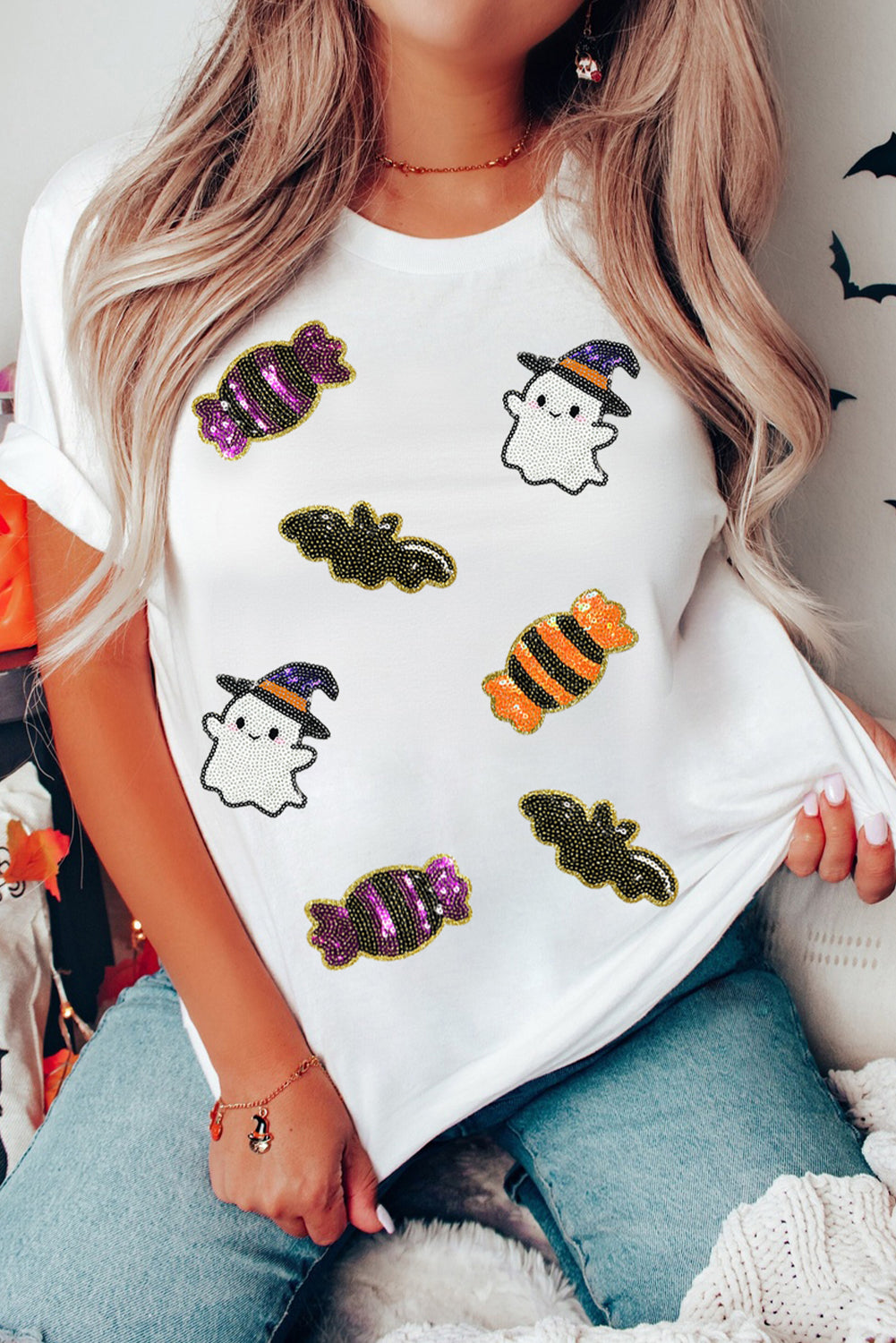Halloween Treat Sparkle Tee