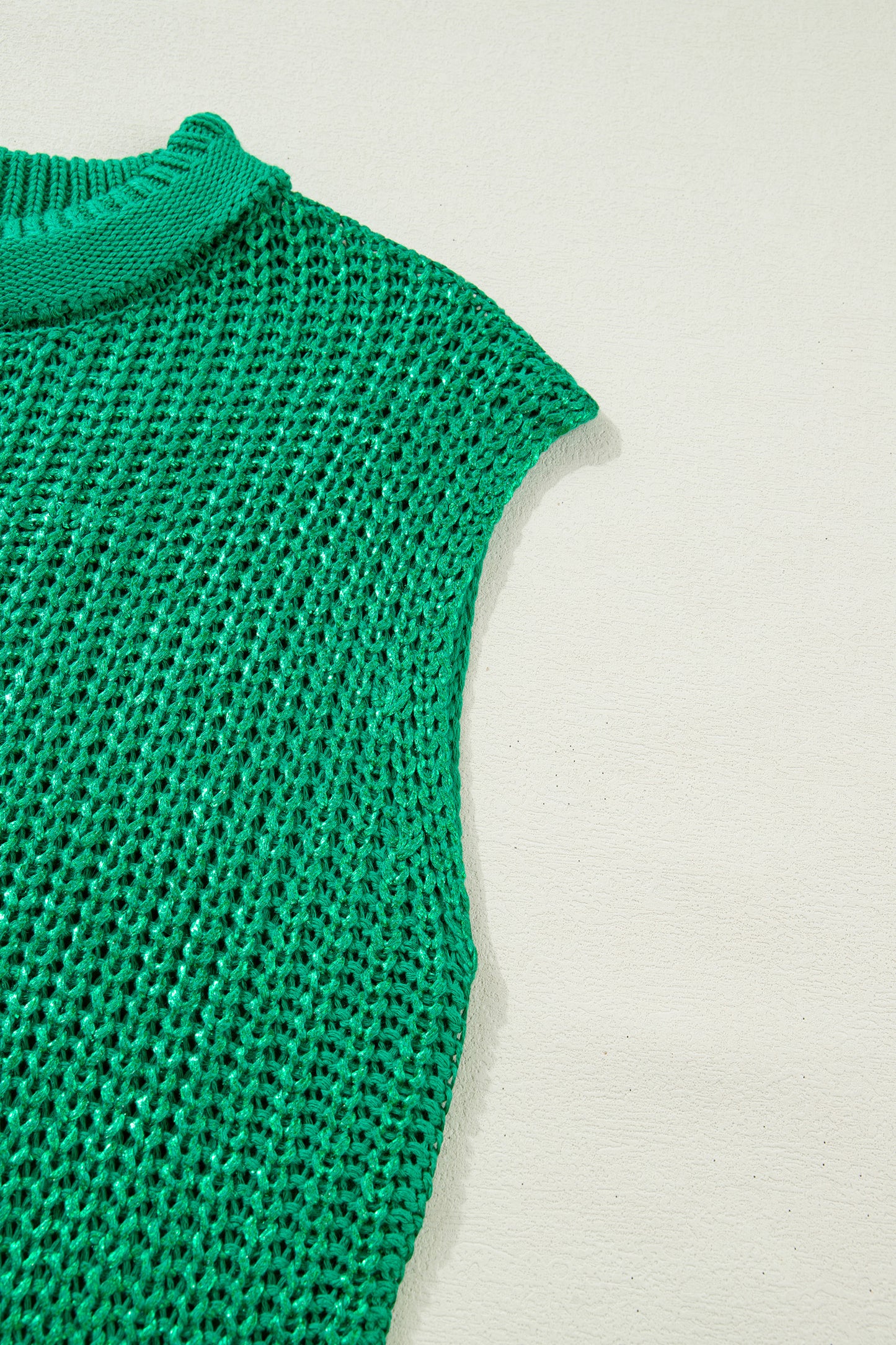 Emerald Shimmer Knit Top