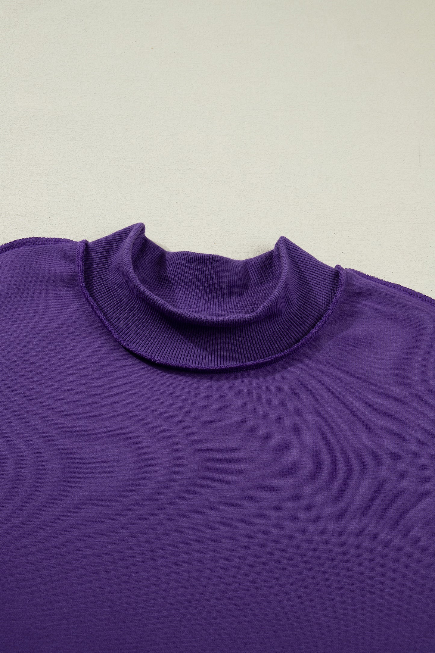 Violet Comfort Crew Pullover