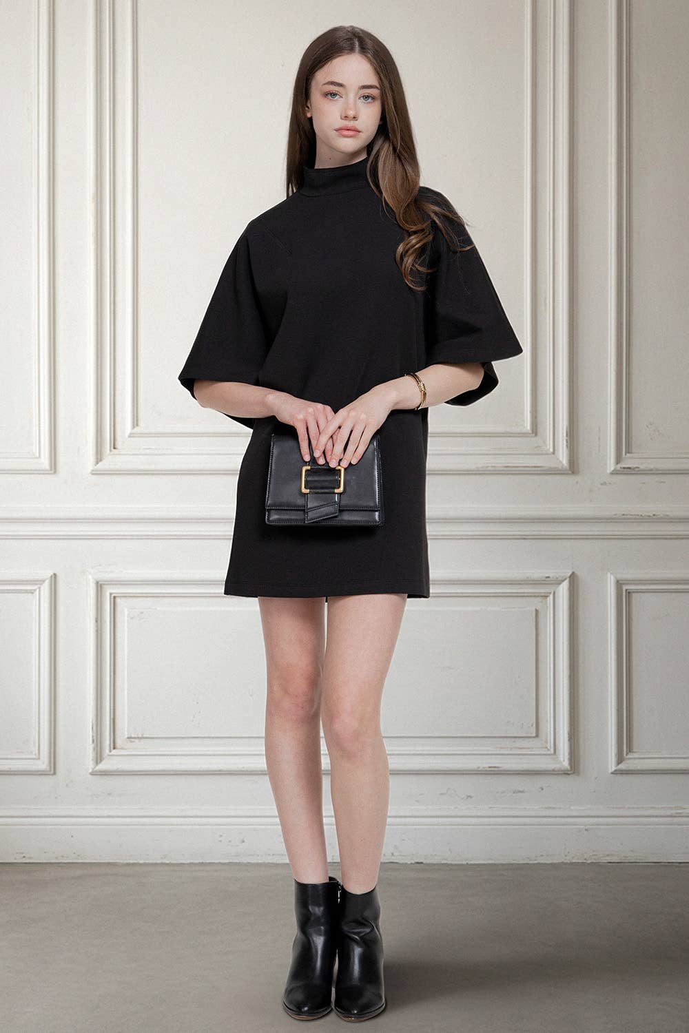 The After Hours Mock Neck Dress