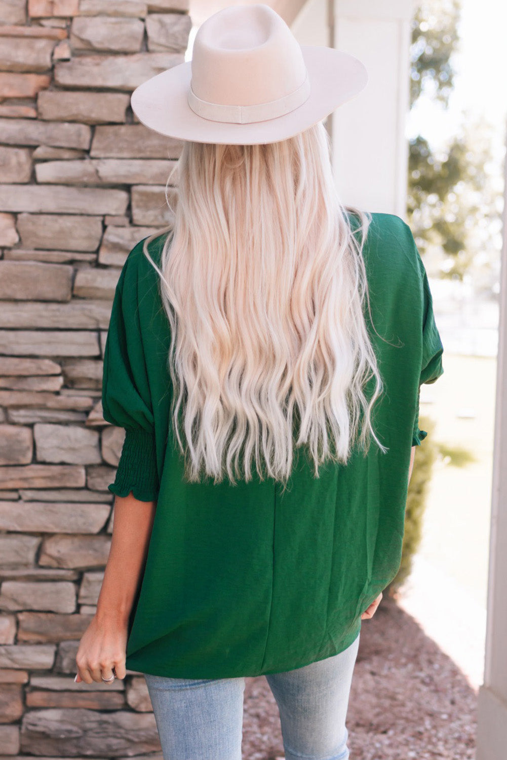 The Evergreen Grace Blouse