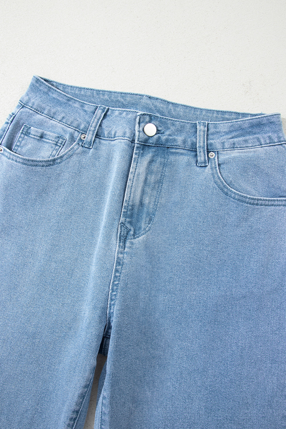 Sundown Fray Cropped Denim