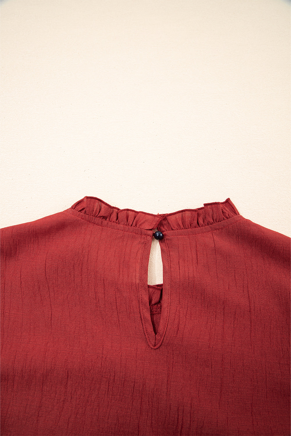 Rustic Ember Ruffle Blouse