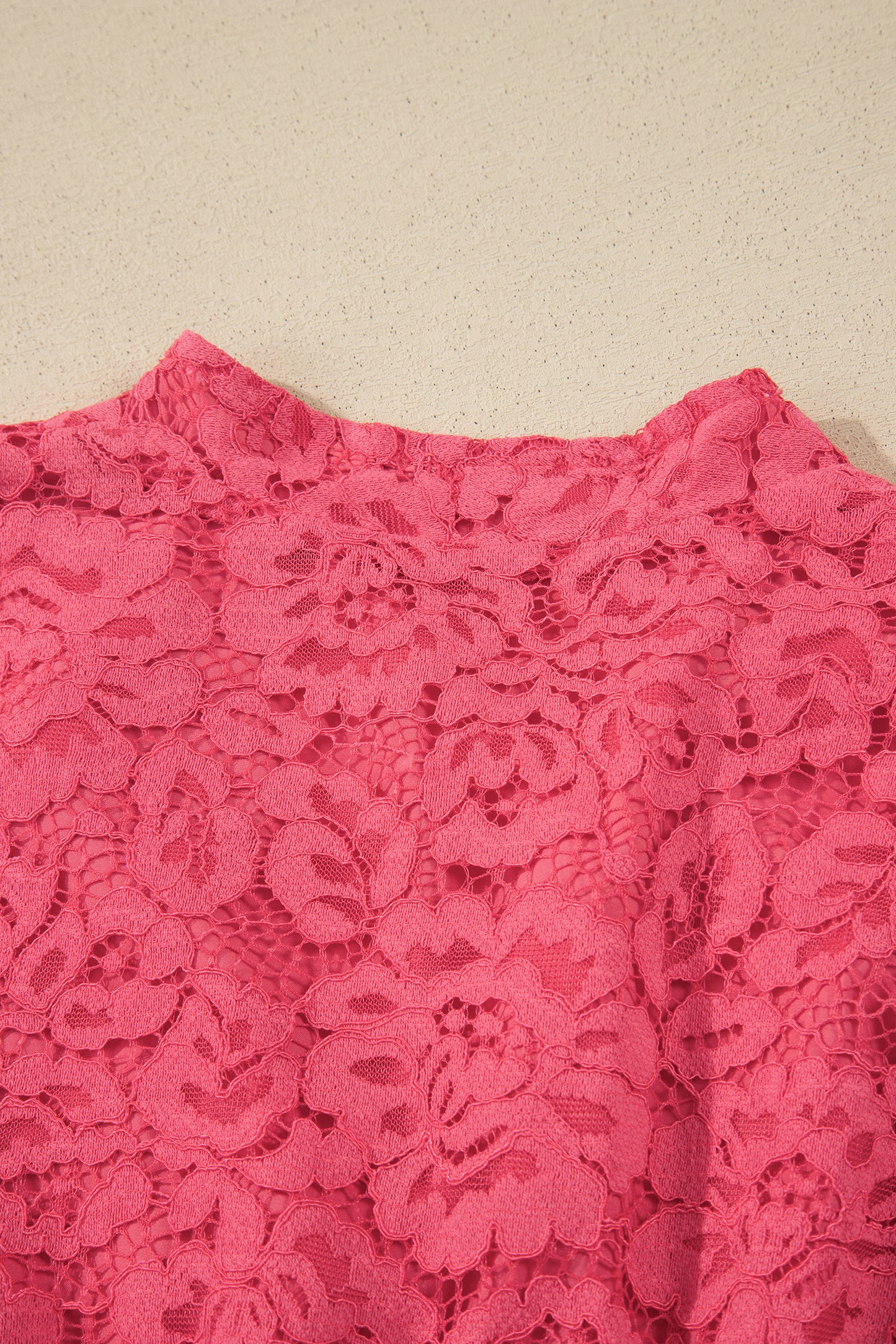 Rosé Riviera Lace Midi