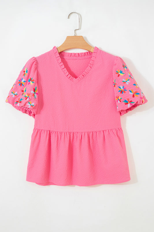 The Blushing Petals Blouse