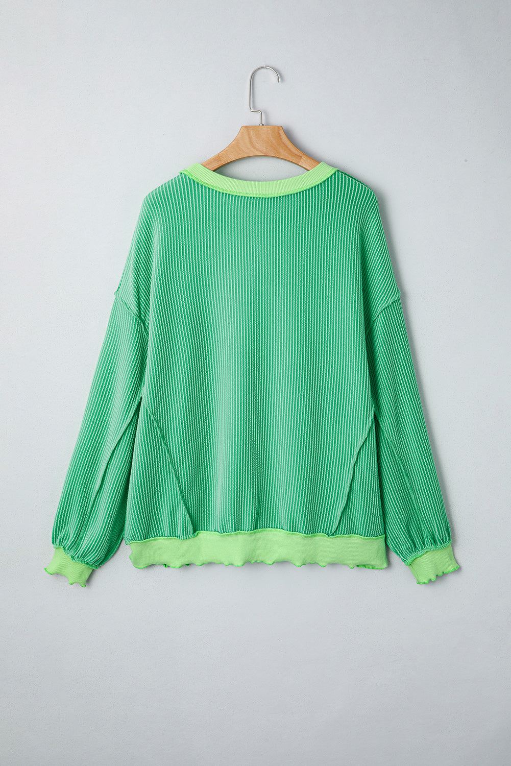 Minted Charm Textured Knit Top