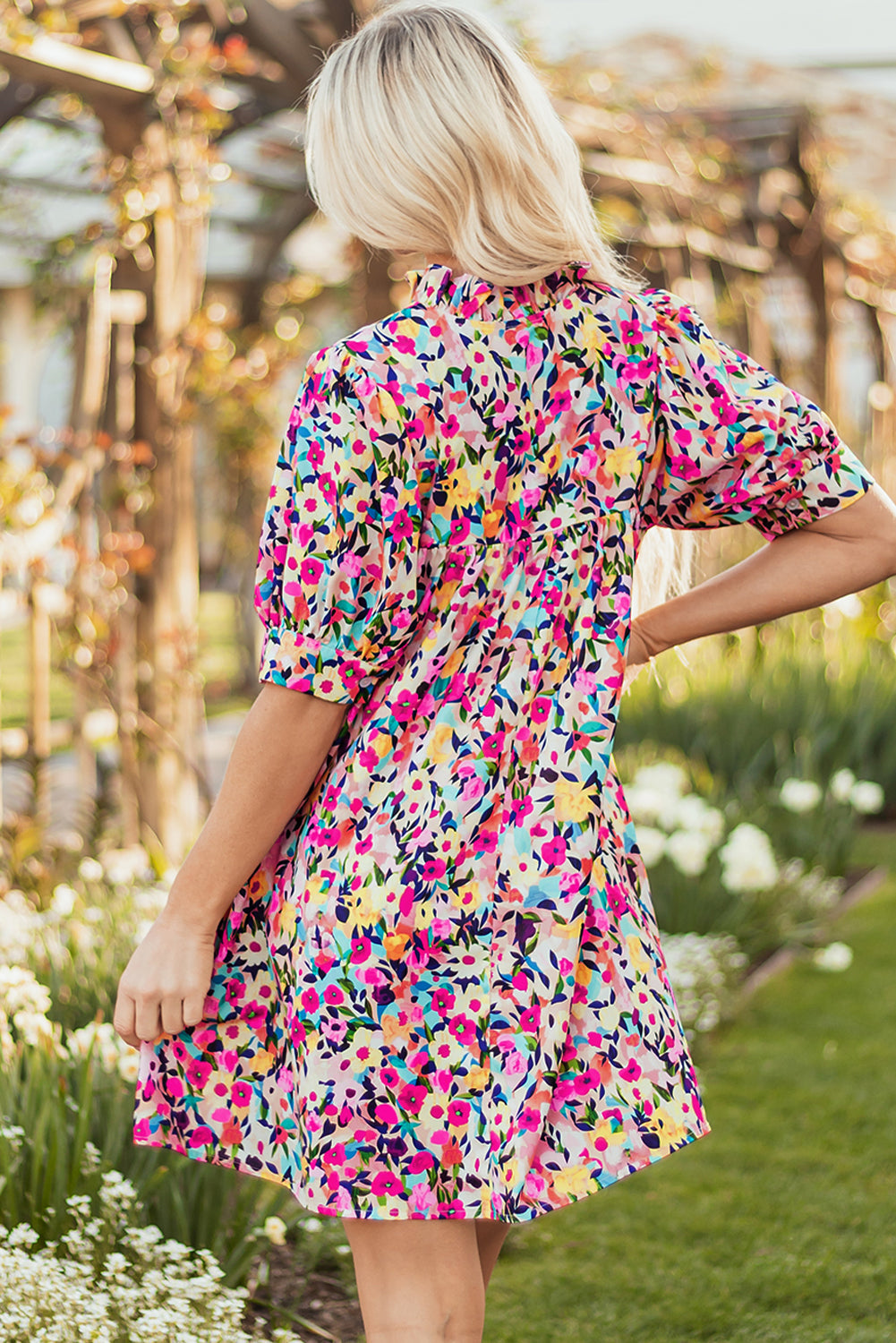 Garden Party Babydoll Dress
