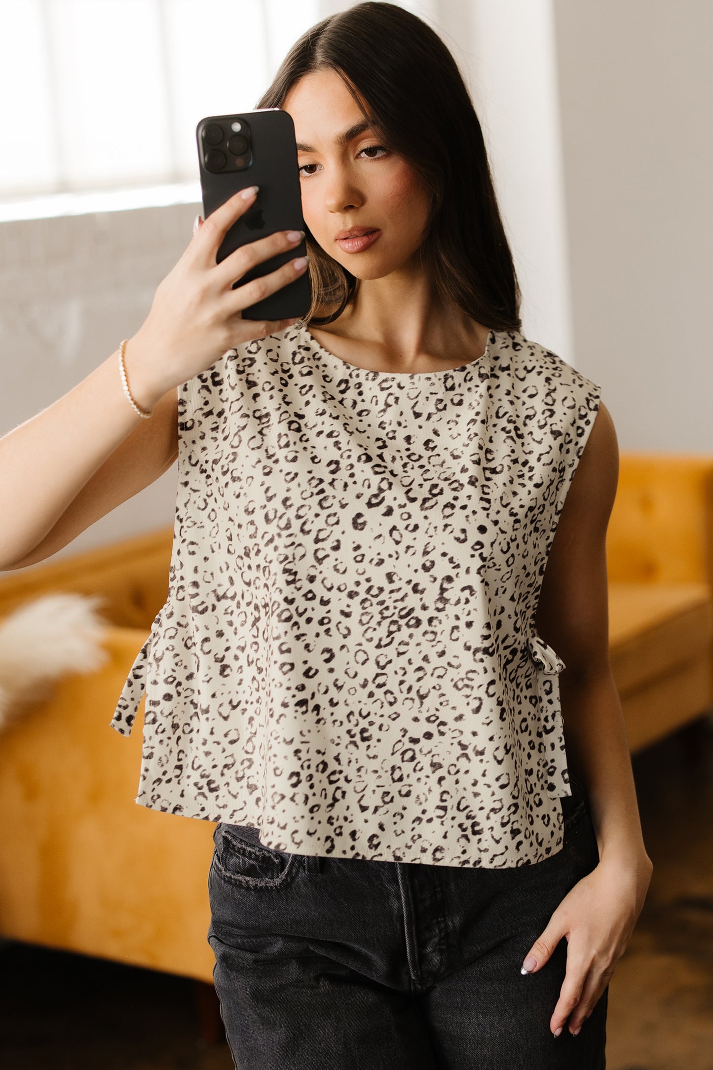 Wild Side Tie Tank