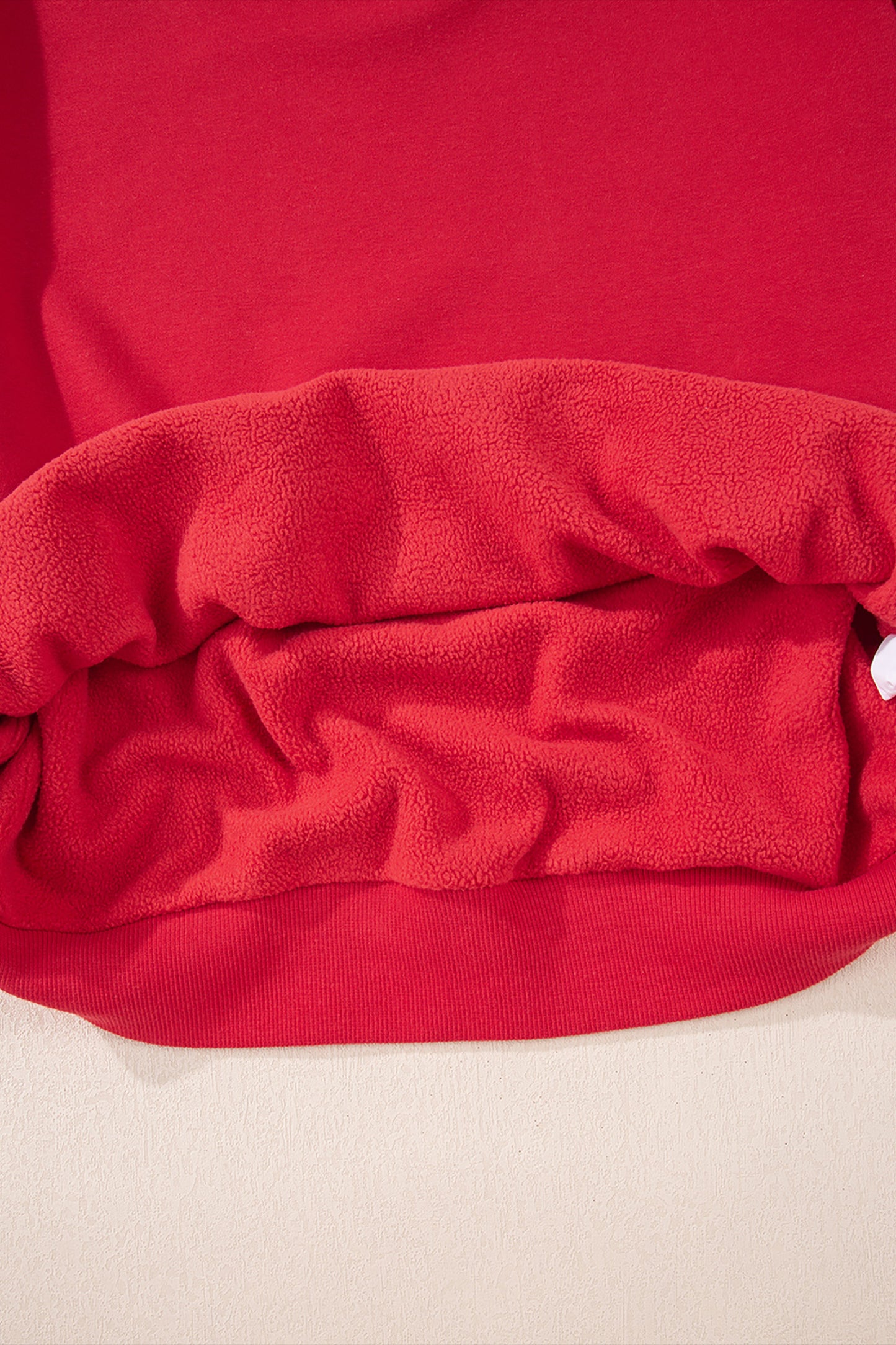 Classic Crimson Cozy Crew