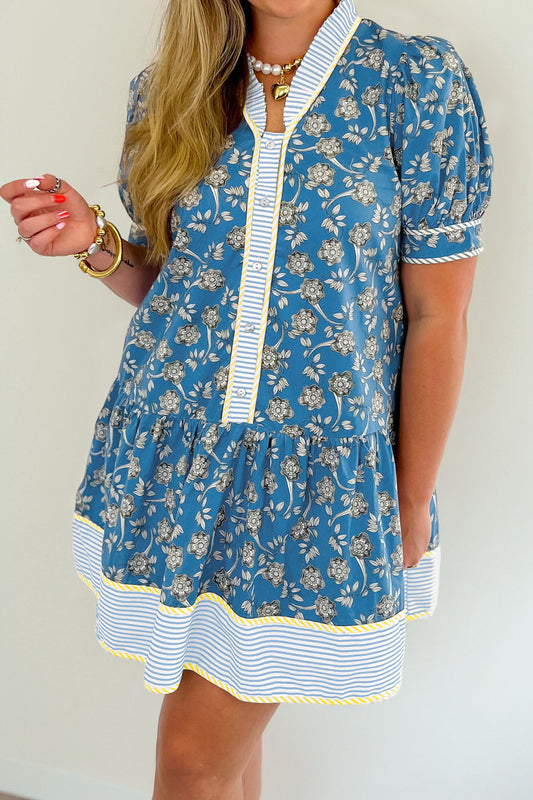 Harbor Garden Shirt Dress- Curvy