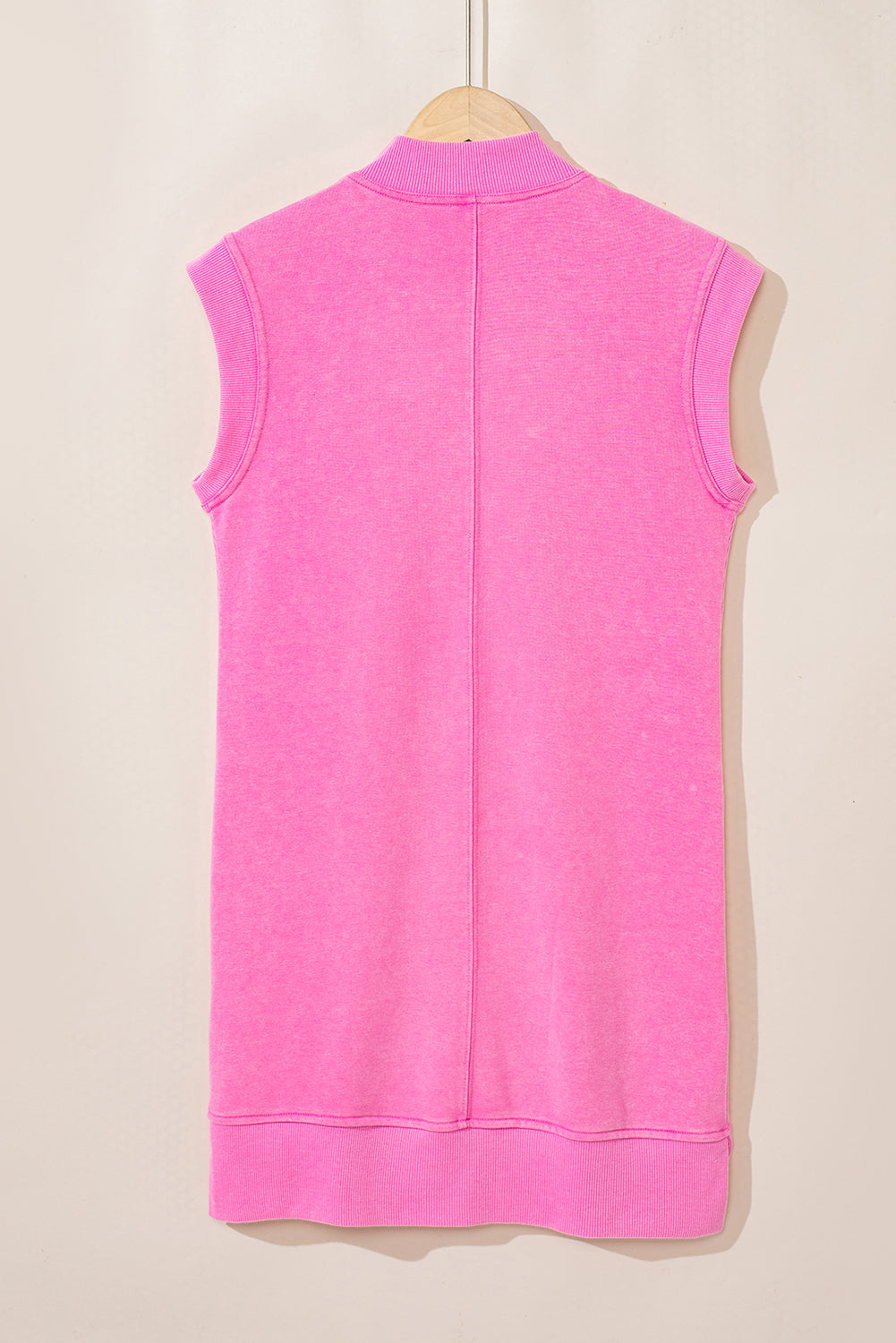 Rosy Retreat Half Zip Dress