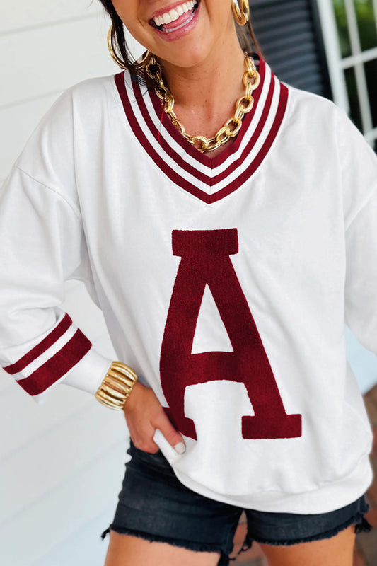 The Crimson Varsity Pullover