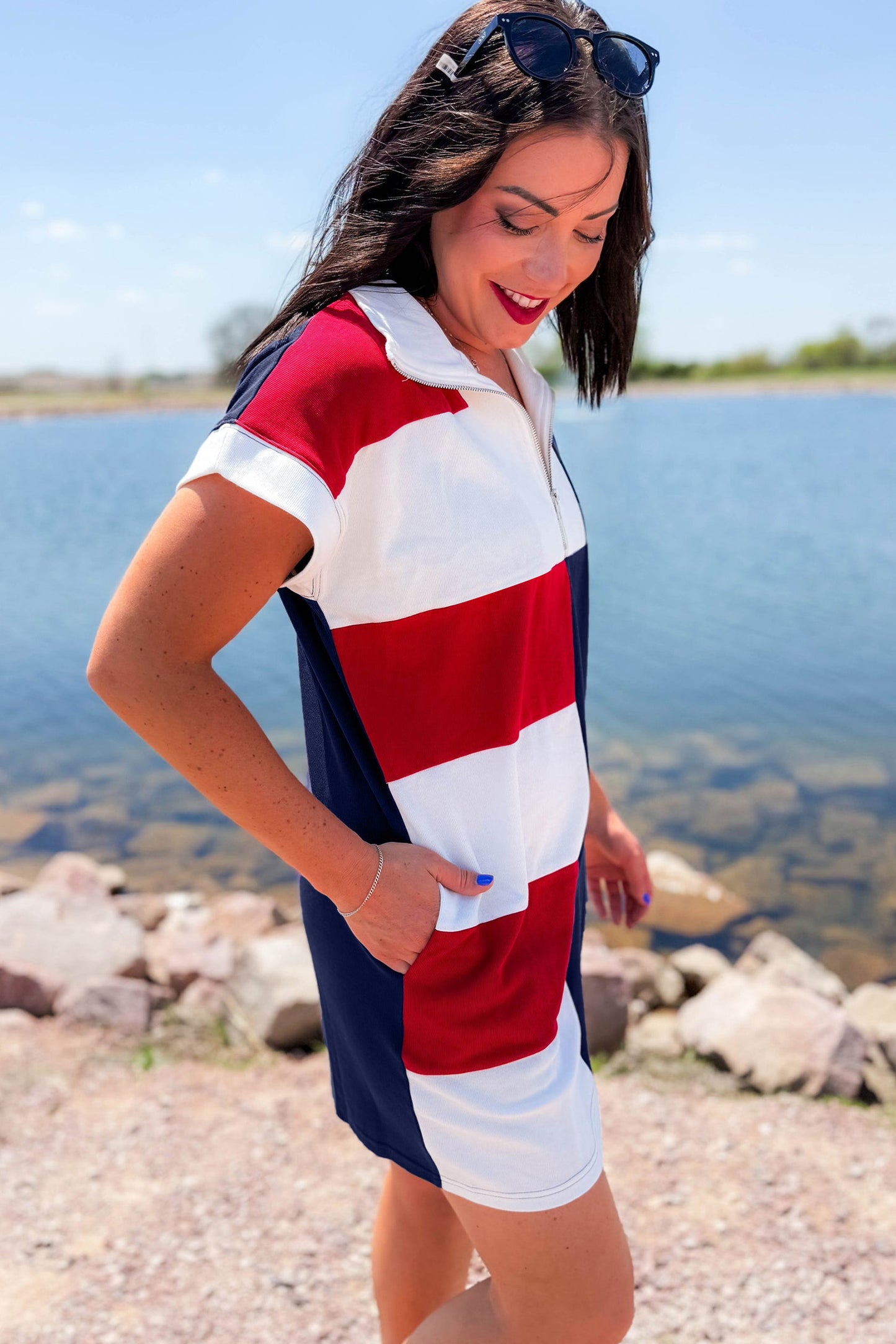 All-American Weekend Tee Dress