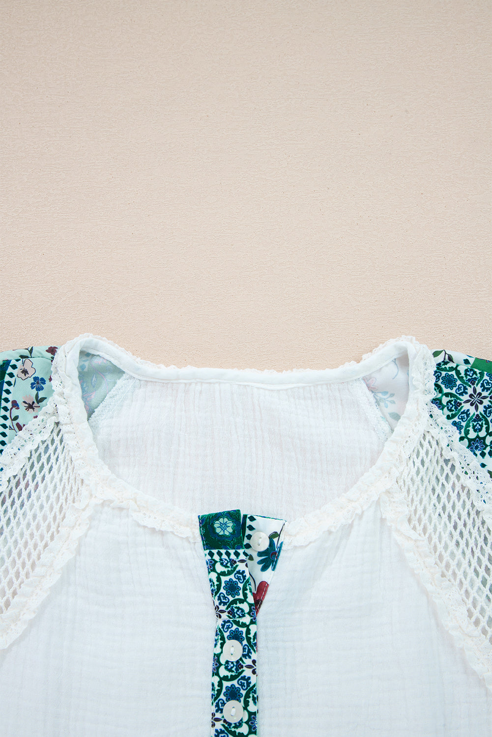Meadow Mist Button Blouse