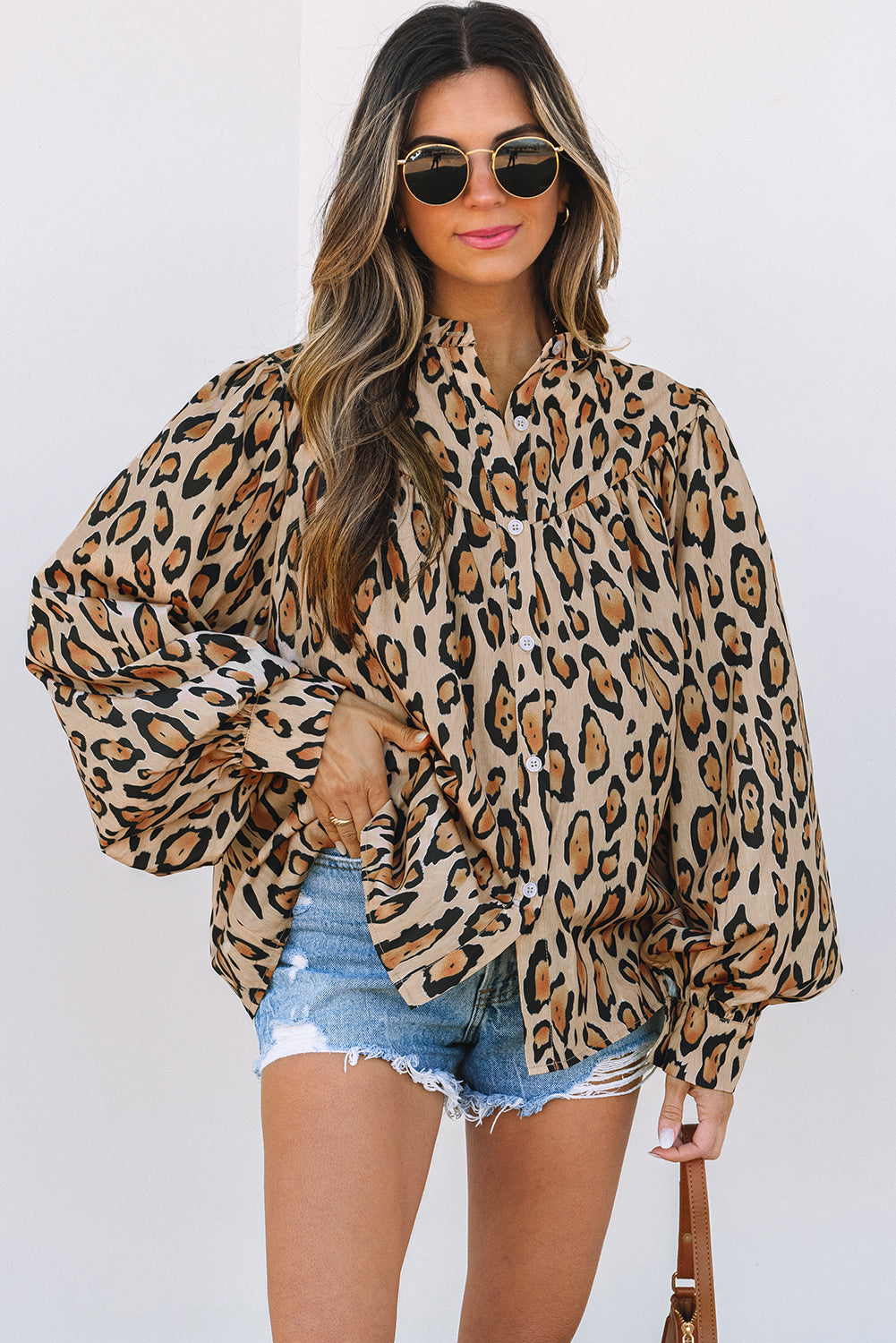 The Wild Side Button Blouse