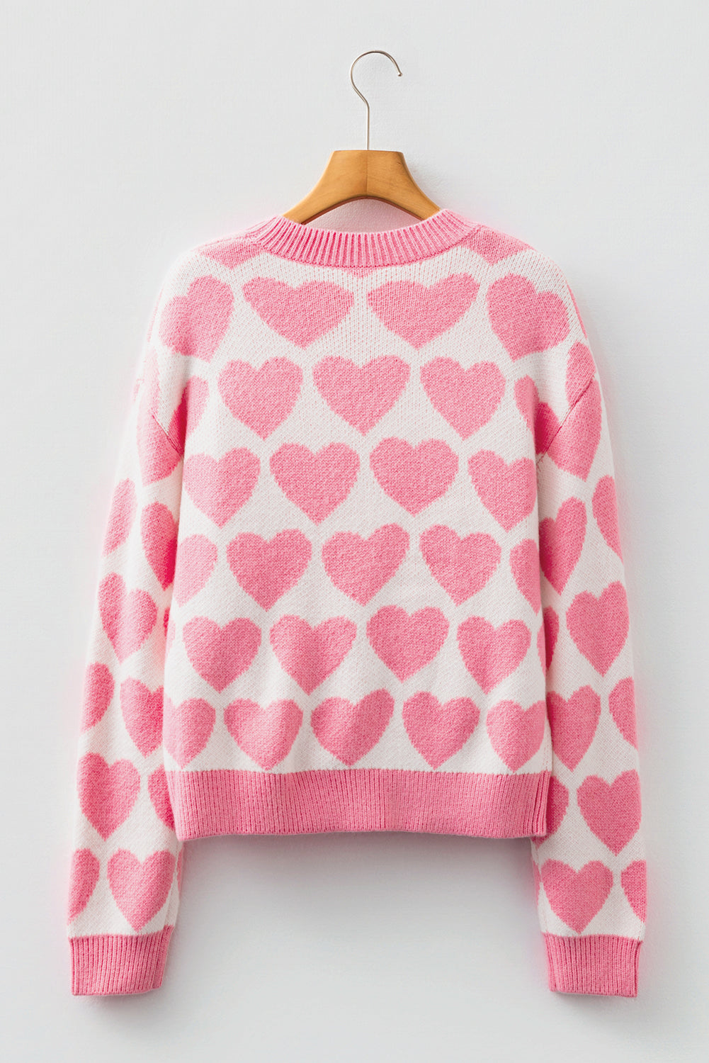 Blushing Hearts Sweater