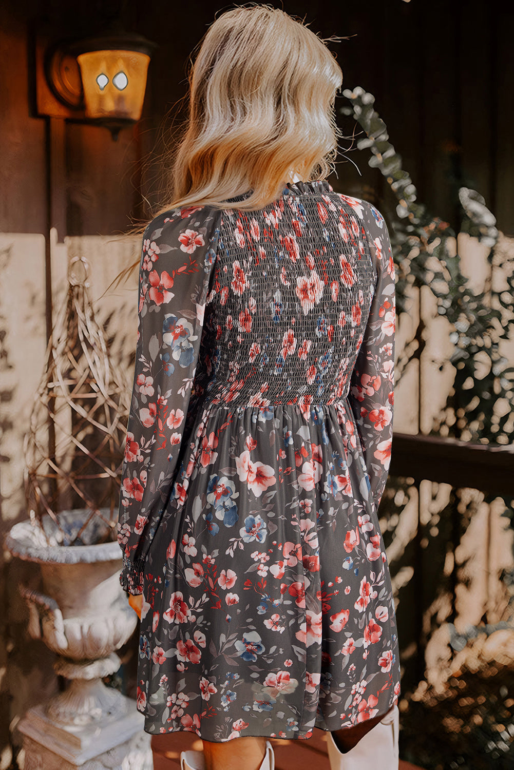 Moonlit Meadow Smocked Dress