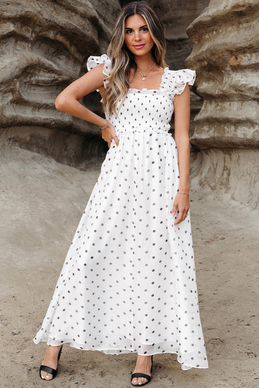 Parisian Picnic Polka Dot Maxi