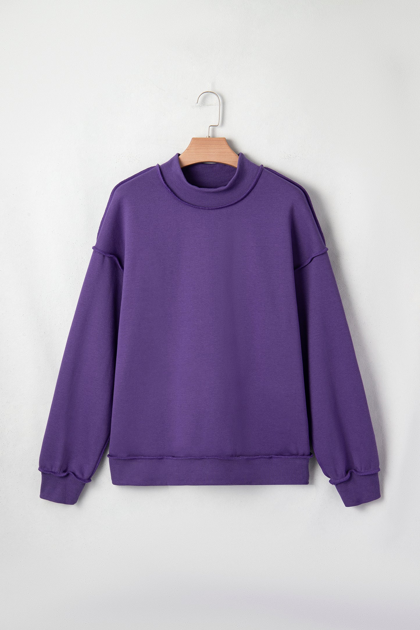 Violet Comfort Crew Pullover