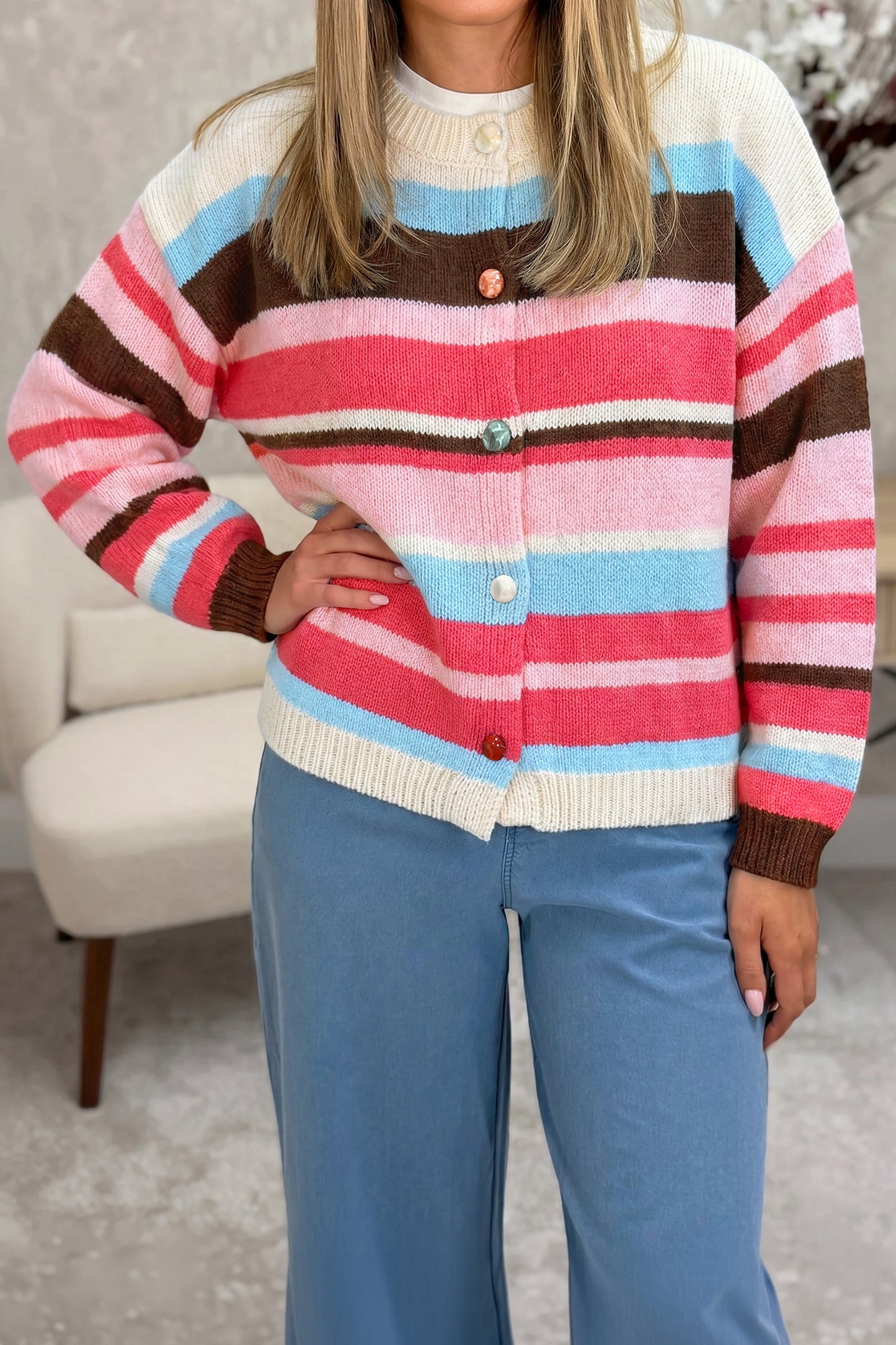 The Candy Stripe Cardigan