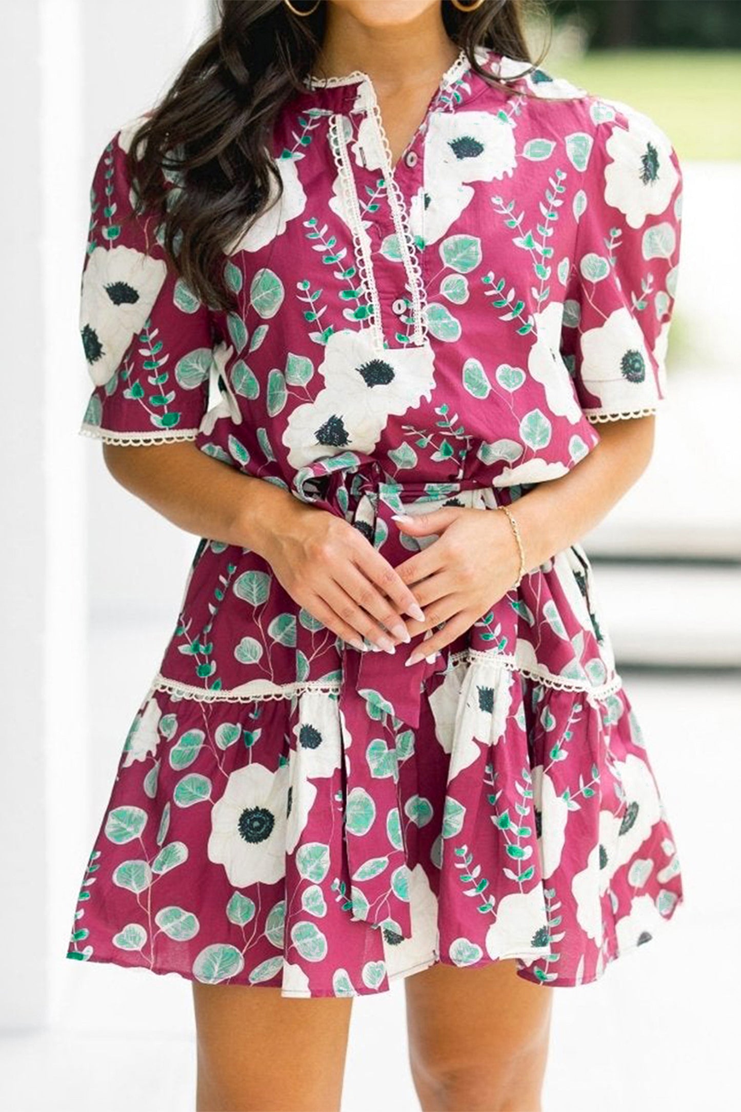 The Merlot Romance Dress
