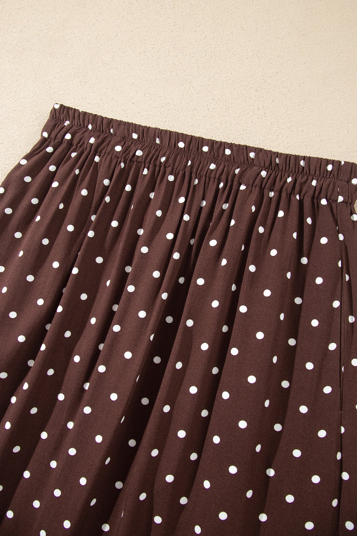 The Mocha Dot Social Skirt