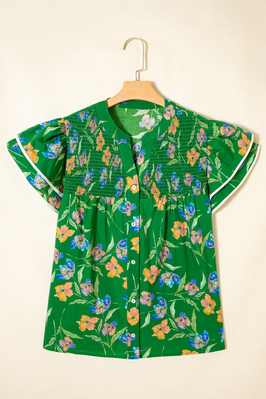 The Emerald Estate Blouse Plus