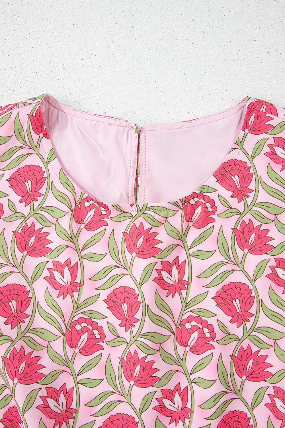 Pink Palm Garden Set