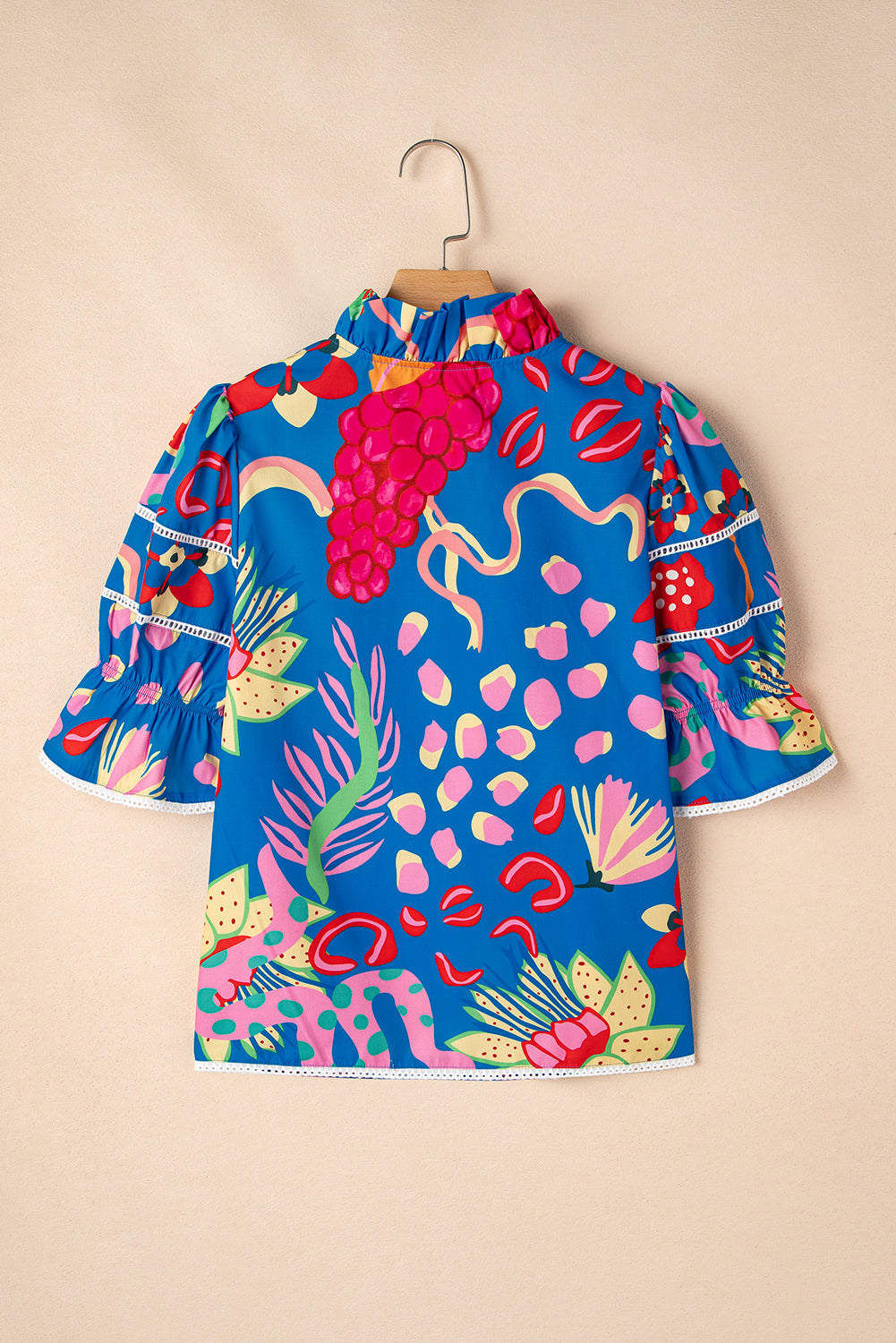 Santorini Bloom Statement Blouse