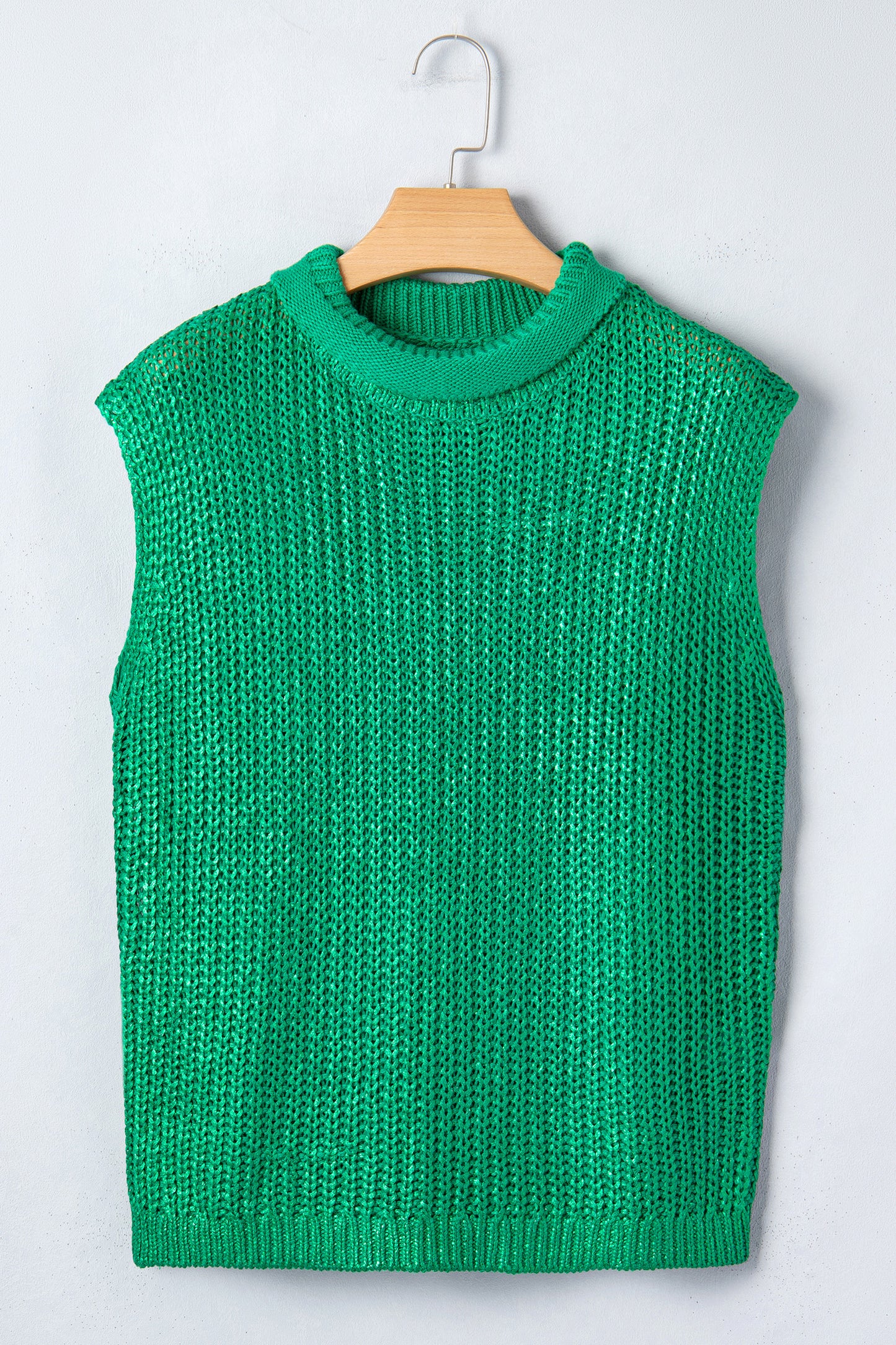 Emerald Shimmer Knit Top