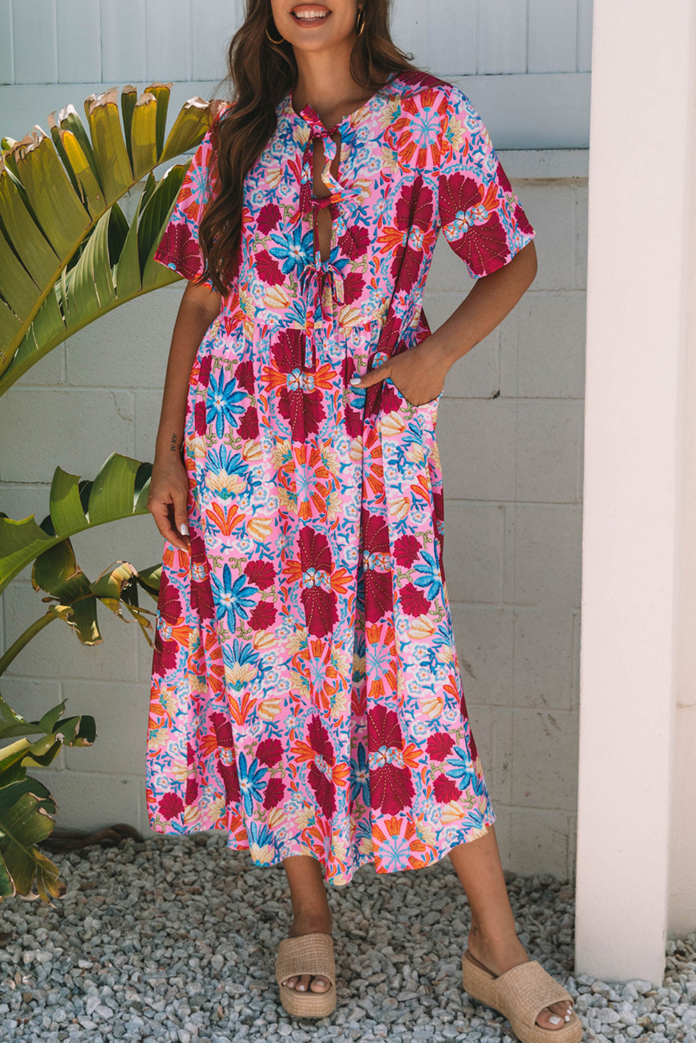 Festival Bloom Midi Dress