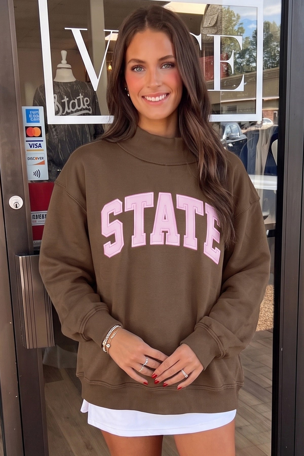 The State of Mind Mock Neck