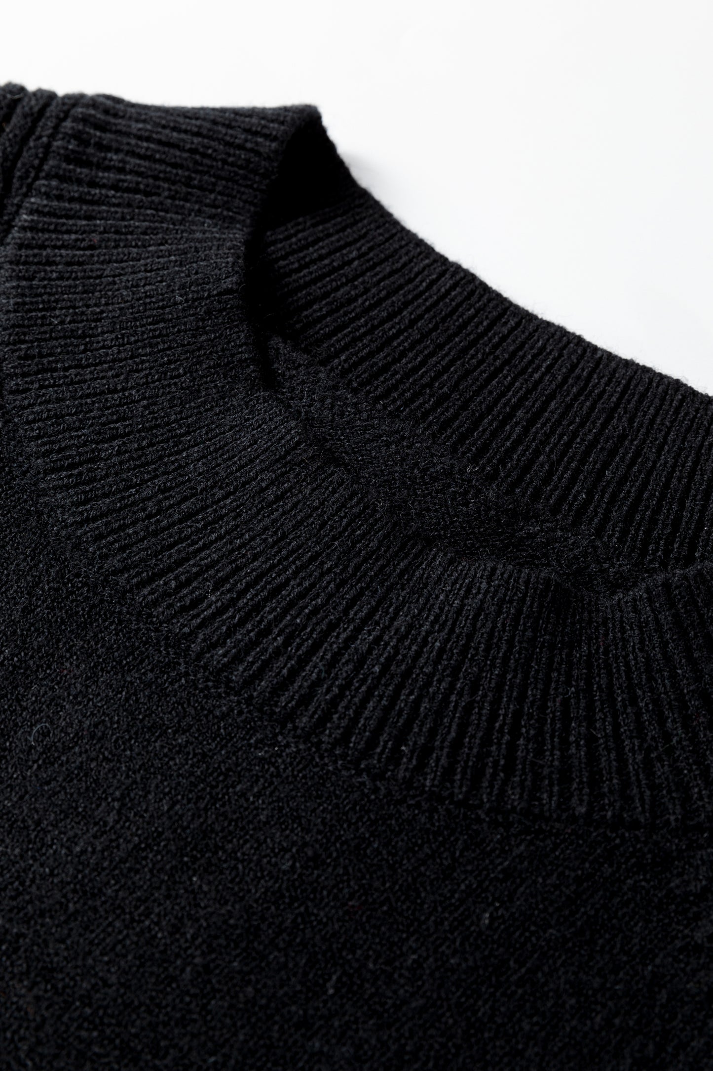 Midnight Ribbed Sweater Set