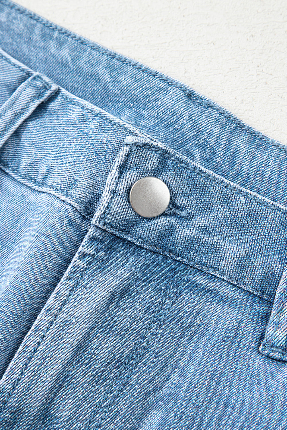 Sundown Fray Cropped Denim