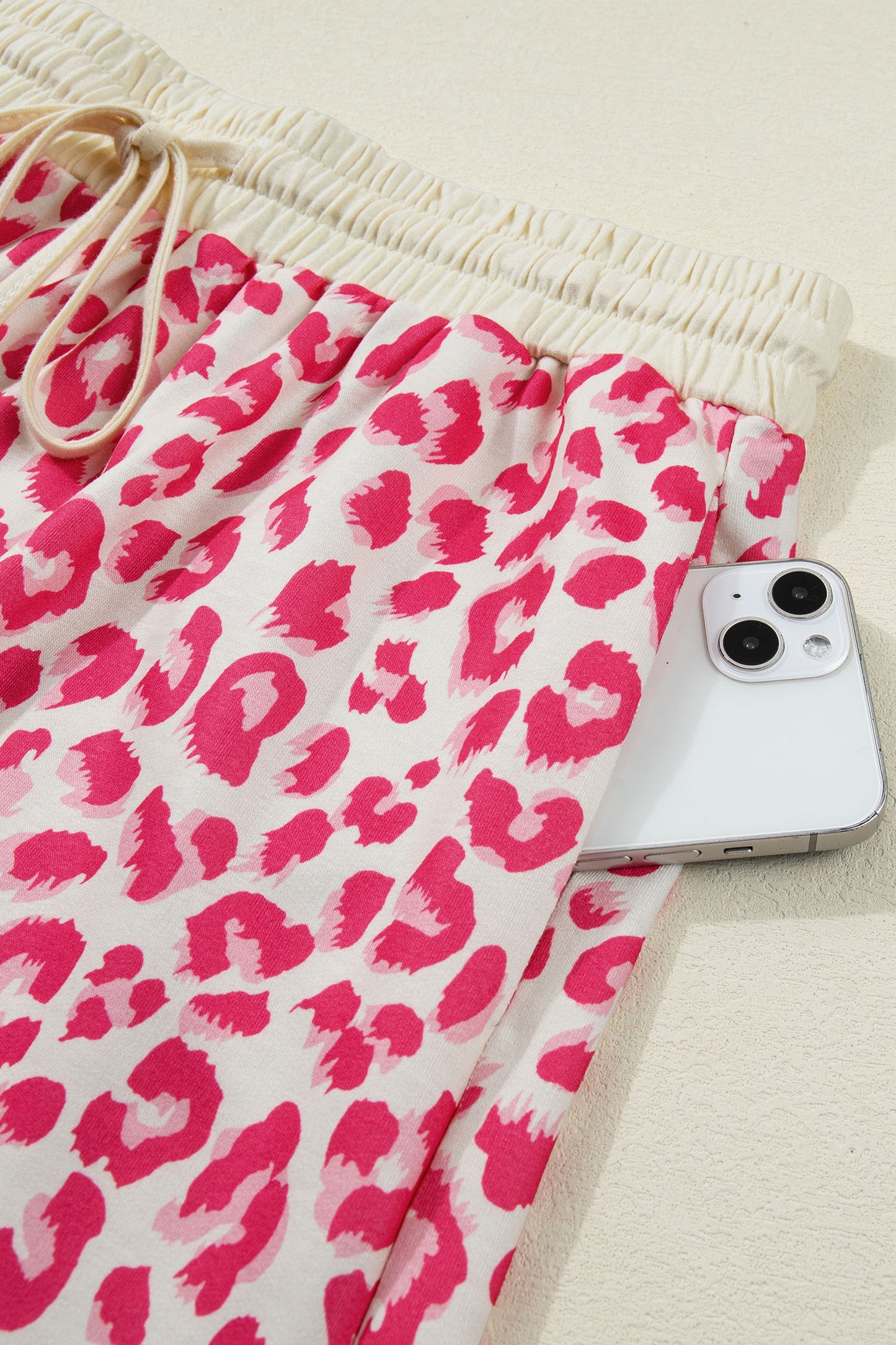 The Blush Leopard Lounge Set
