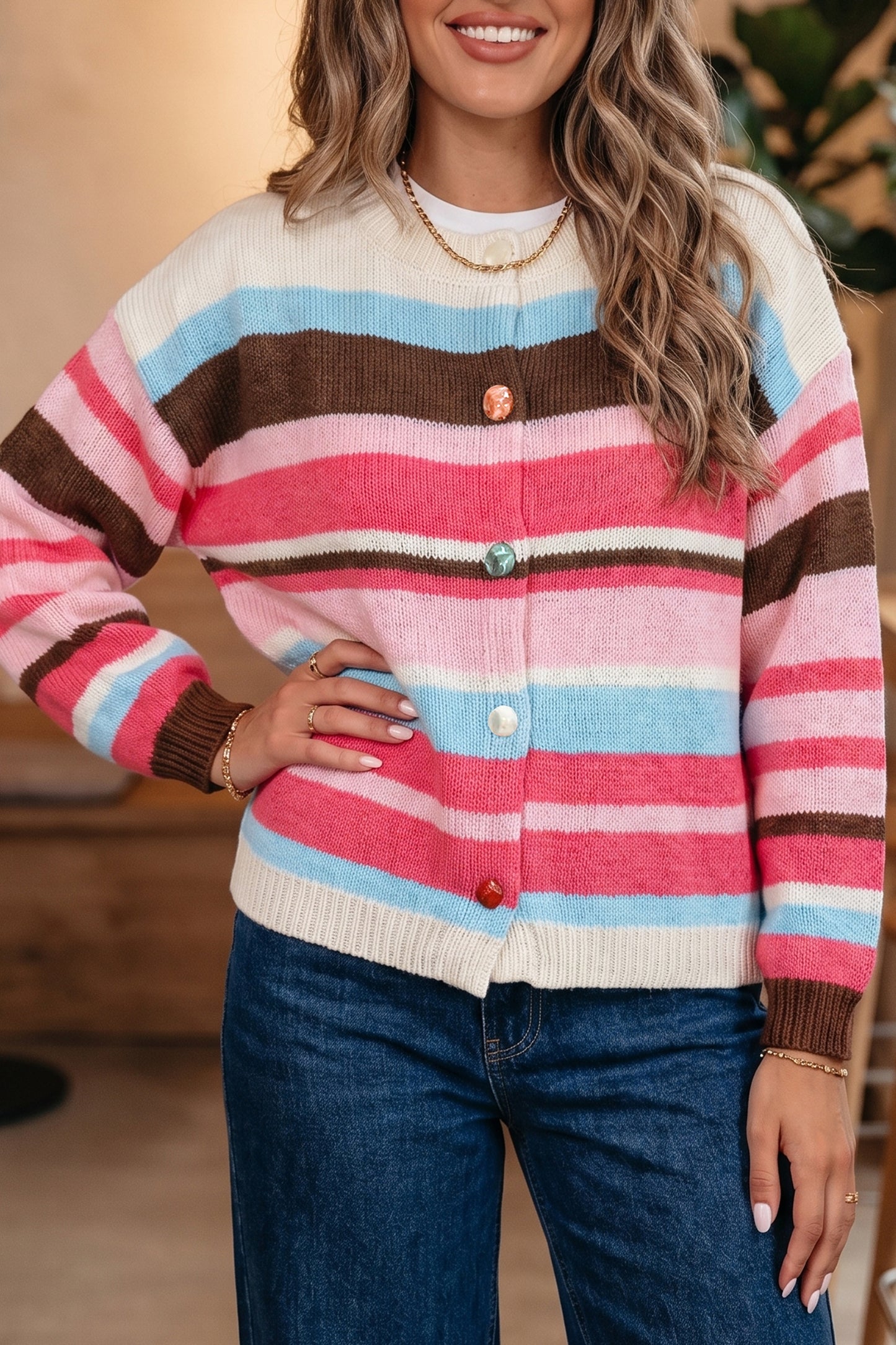 The Candy Stripe Cardigan