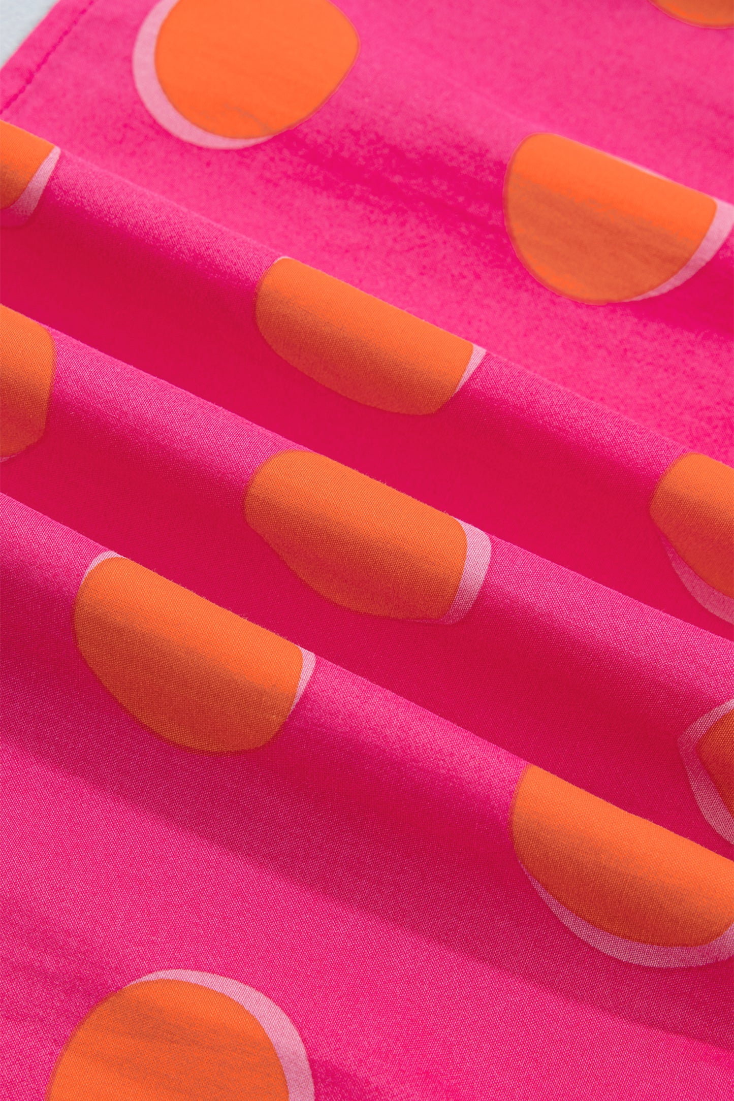 Pink Sunset Polka Dot Dress
